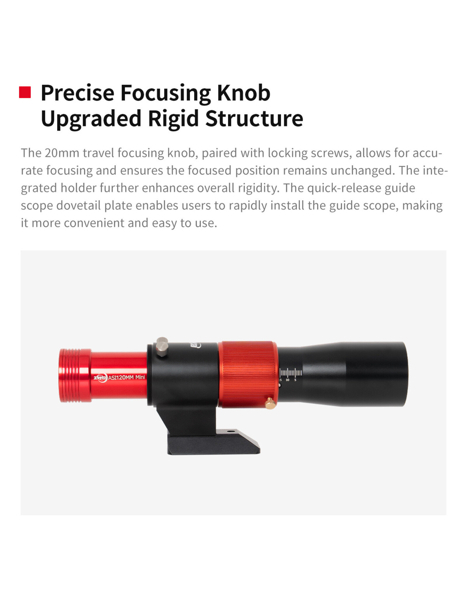 ZWO ZWO 30mm F/5 APO Guide Scope