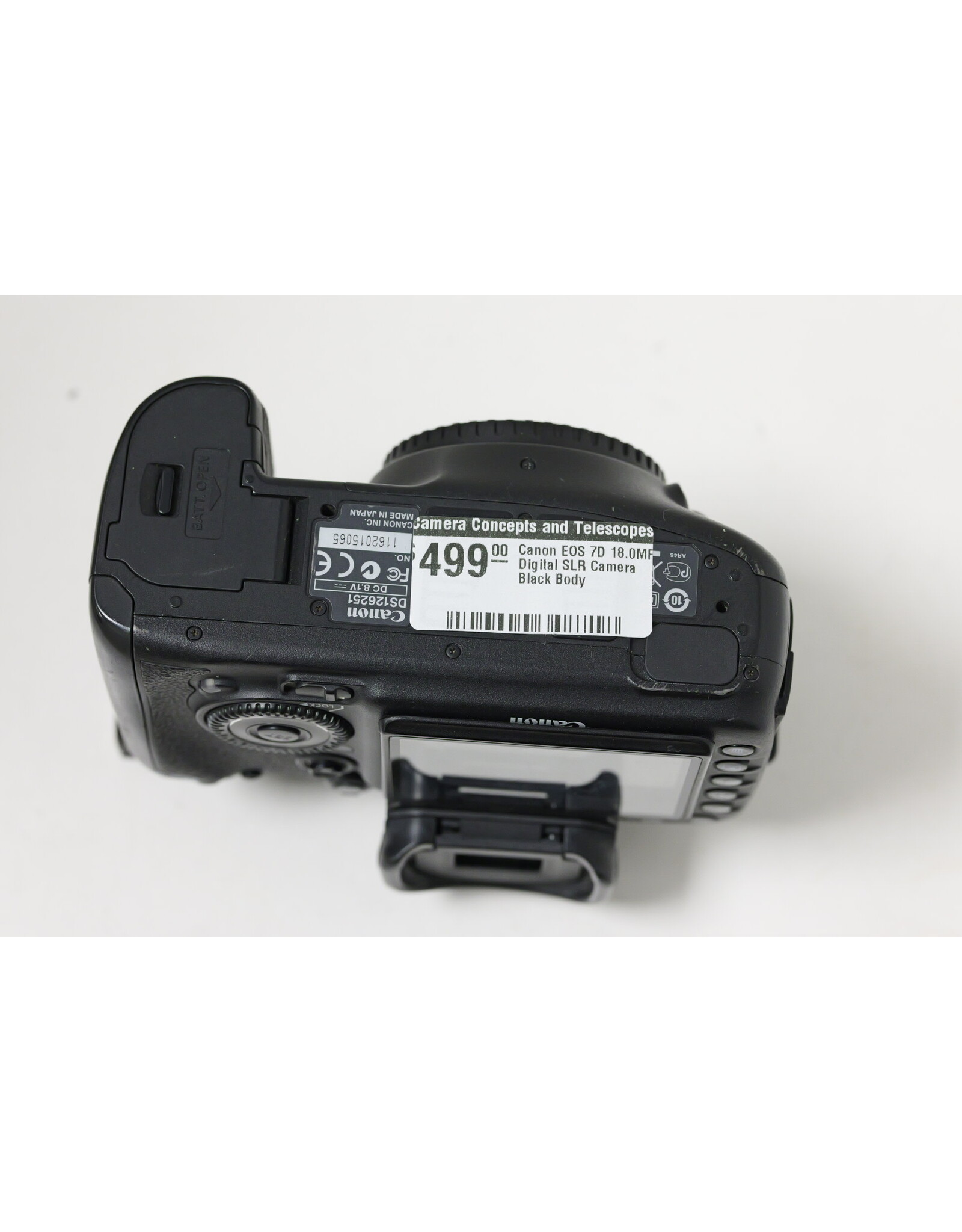 Canon Canon EOS 7D 18.0MP Digital SLR Camera Black Body