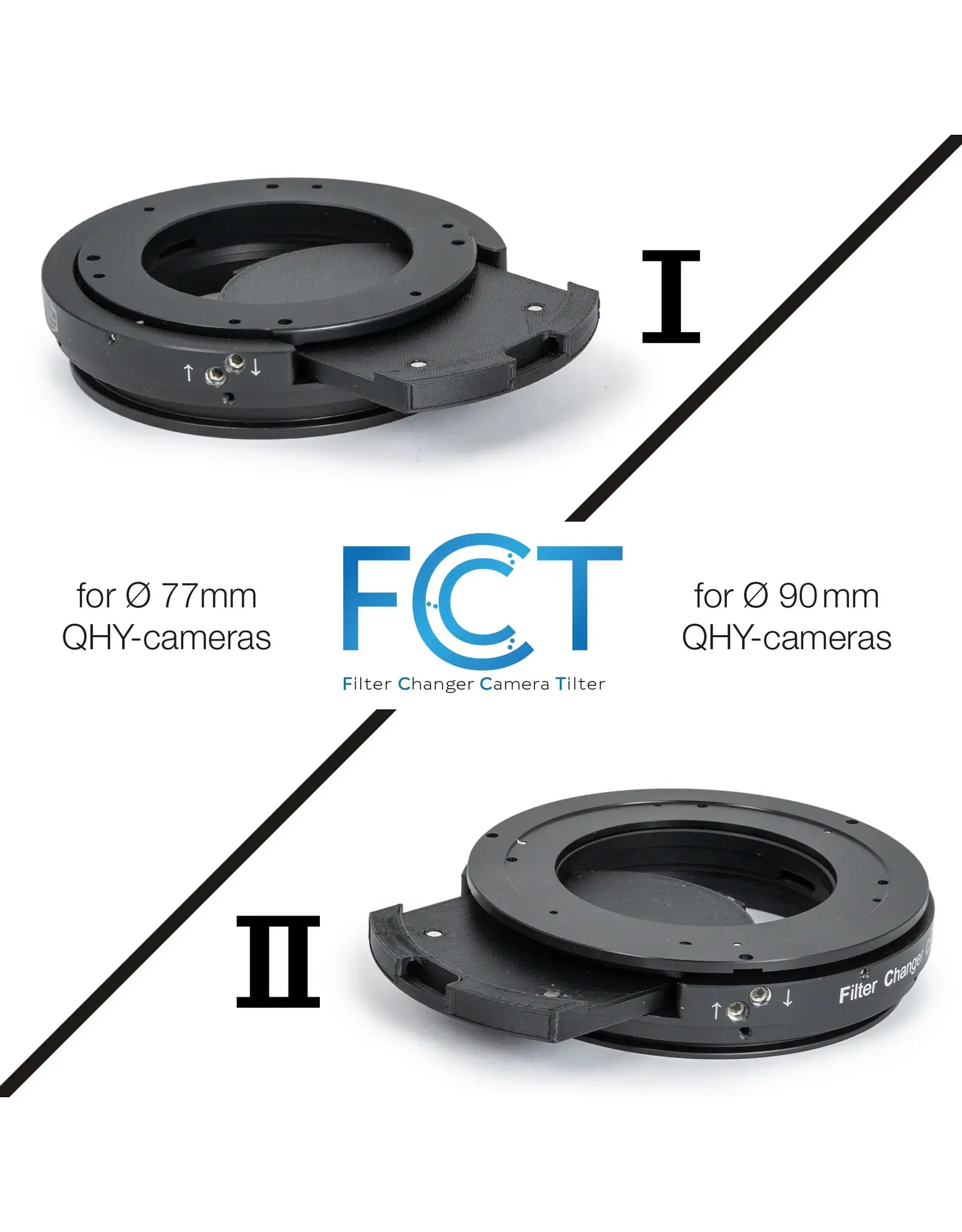 Baader Planetarium Baader FCCT (Filter Changer Camera Tilter) for RASA 8" and QHY cameras (Specify Size)