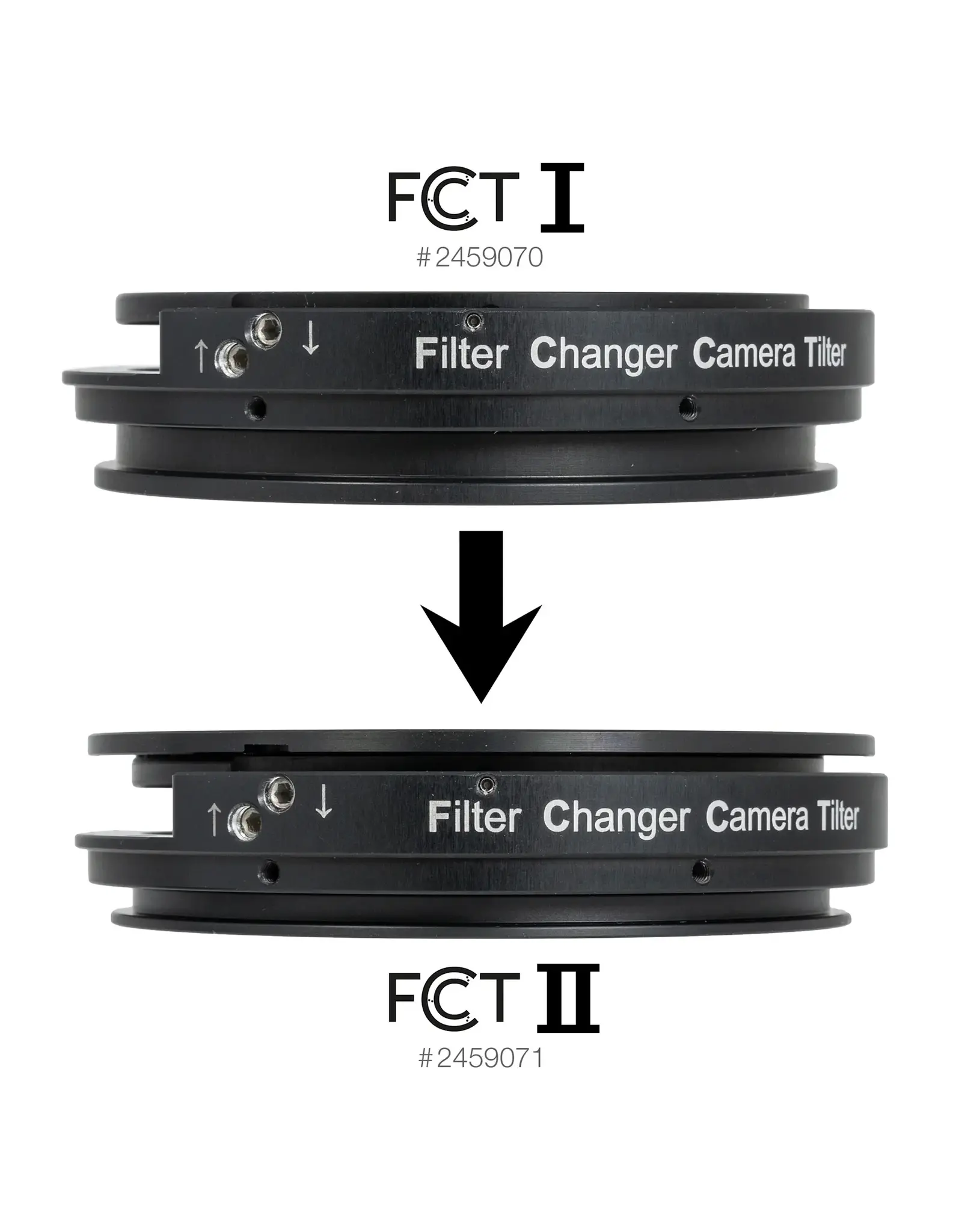 Baader Planetarium Baader FCCT (Filter Changer Camera Tilter) for RASA 8" and QHY cameras (Specify Size)