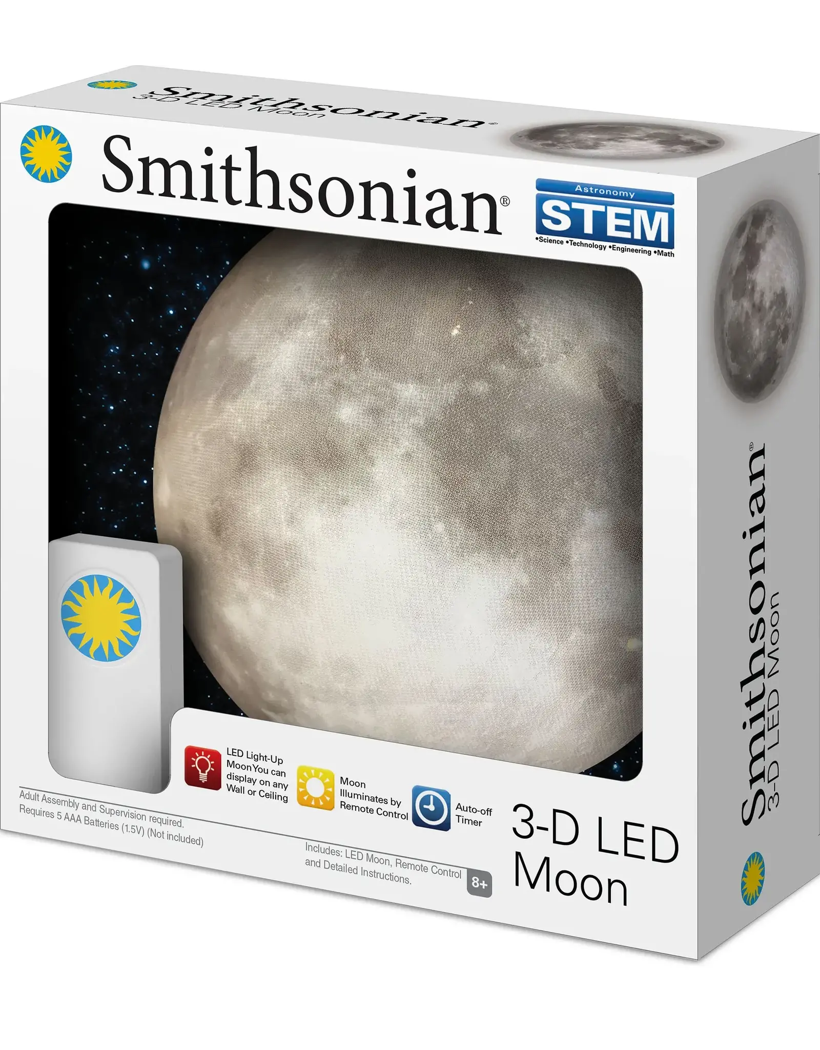 Smithsonian Smithsonian 3-D LED 7 in Moon