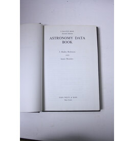 Astronomy Data Book by J. Hadley Robinson and James Muirden (Pre-Owned)