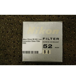 Nikon 52mm B8 80C Color Conversion Glass Filter #305