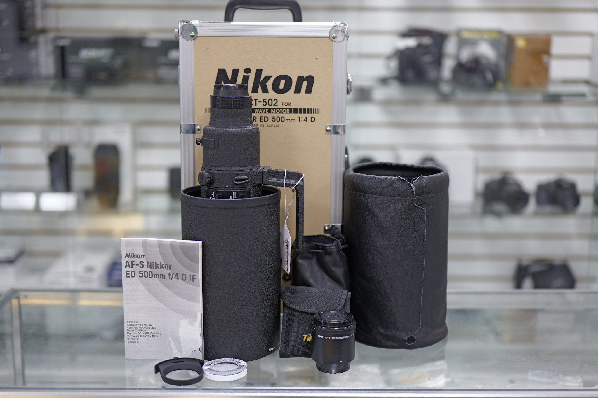 Nikon Nikkor AF-S 500mm f4 D ED Lens with Nikon AF-S Mount TC-20E