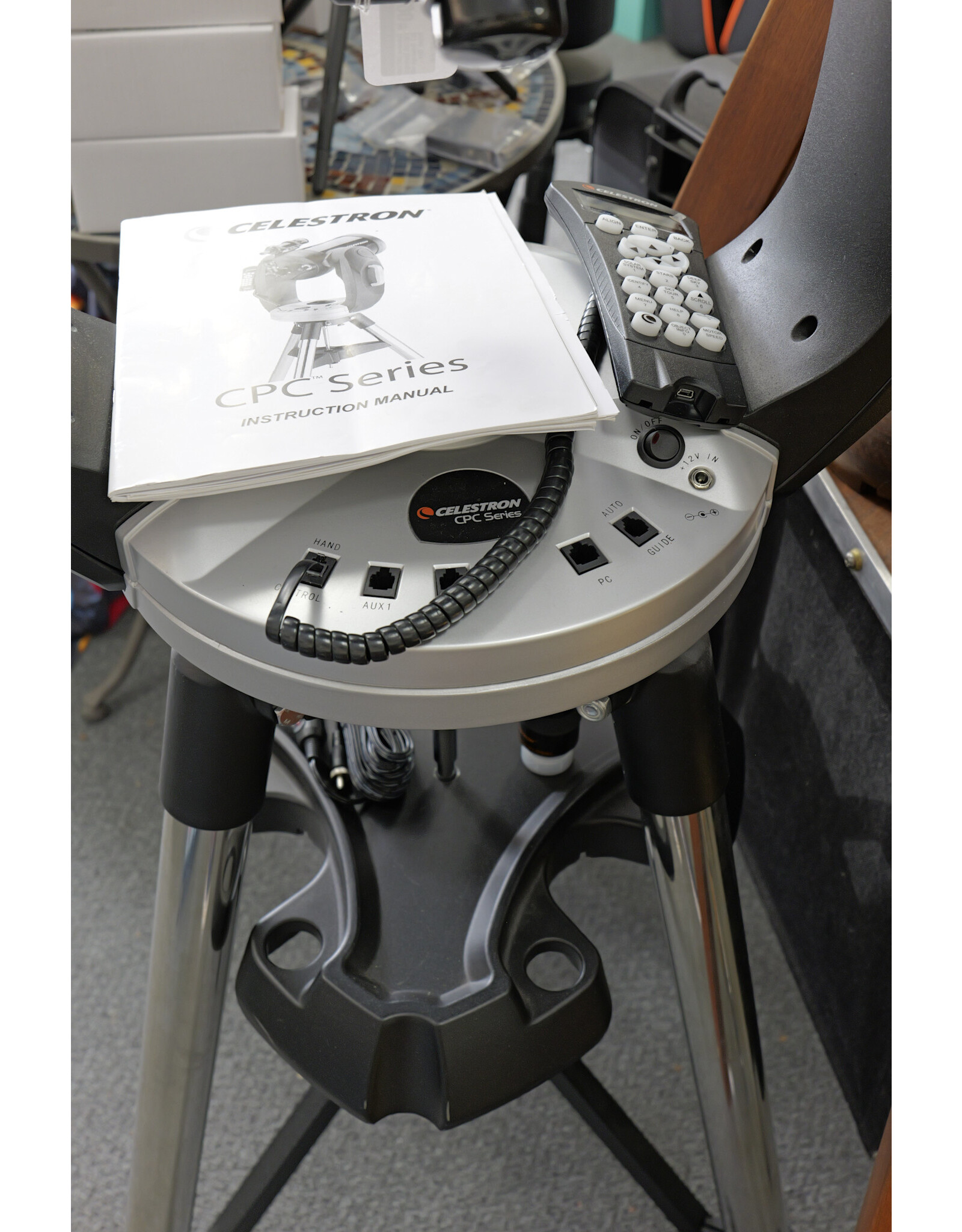 Celestron Celestron CPC1100 FASTAR Starbright XLT Telescope with Tripod, Spreader, NEW Hand Controller, and DC Power Cord (Pre-owned)