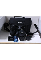 Canon Canon Rebel T5 with EF-S 18-55mm 3.5-5.6 IS and 75-300mmf4-5.6 & Case