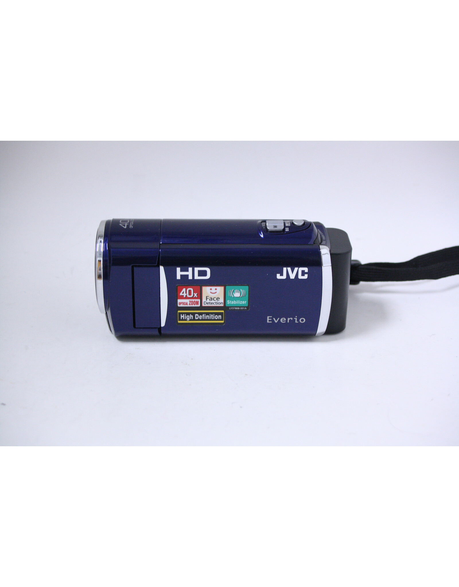 JVC JVC Everio GZ-HM30 Camcorder Purple w/ Box Charger Battery  Cables Tested