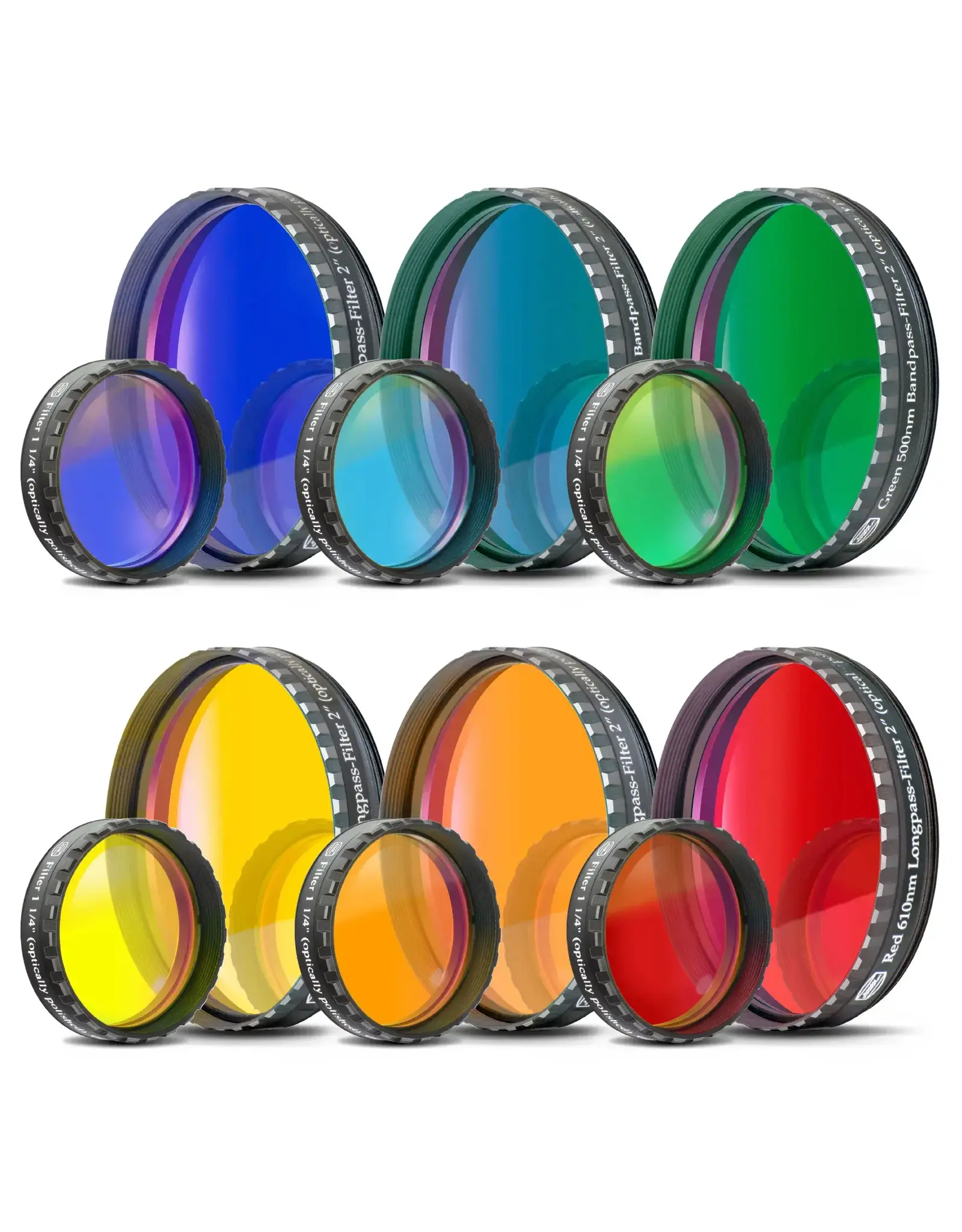Baader Planetarium Baader Color Filters (blue, bright blue, green, yellow, red, orange)
