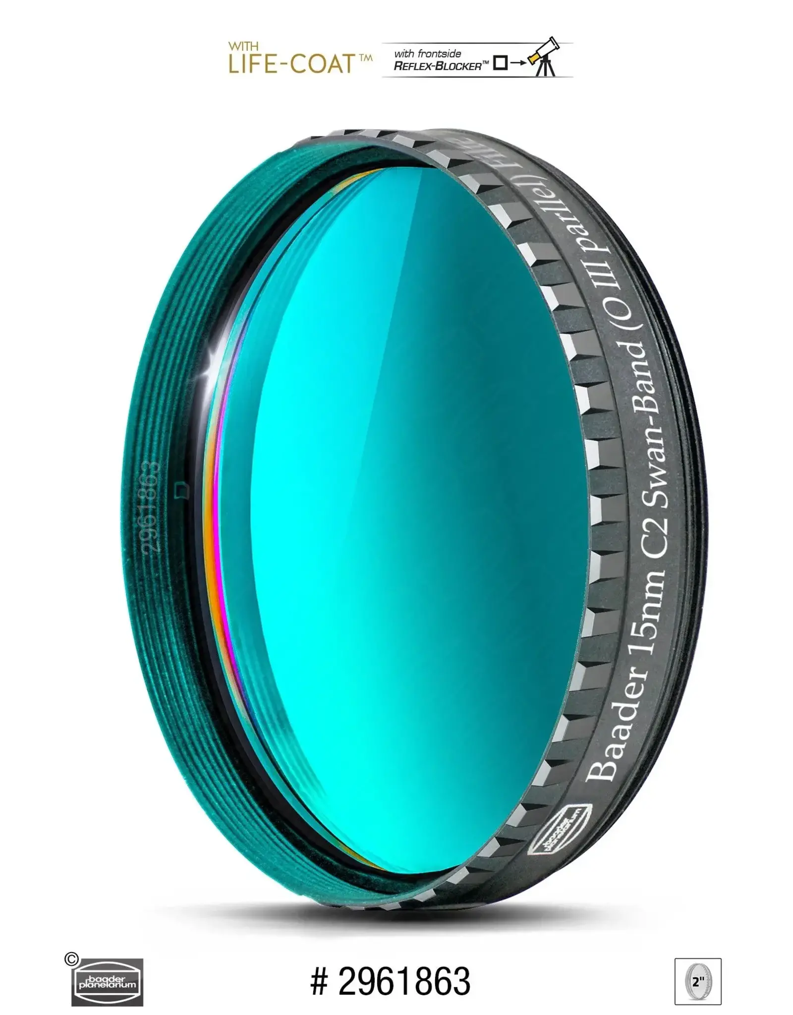 Baader Planetarium Baader C2 Swan-Band Filter (15nm)- OIII Parallel