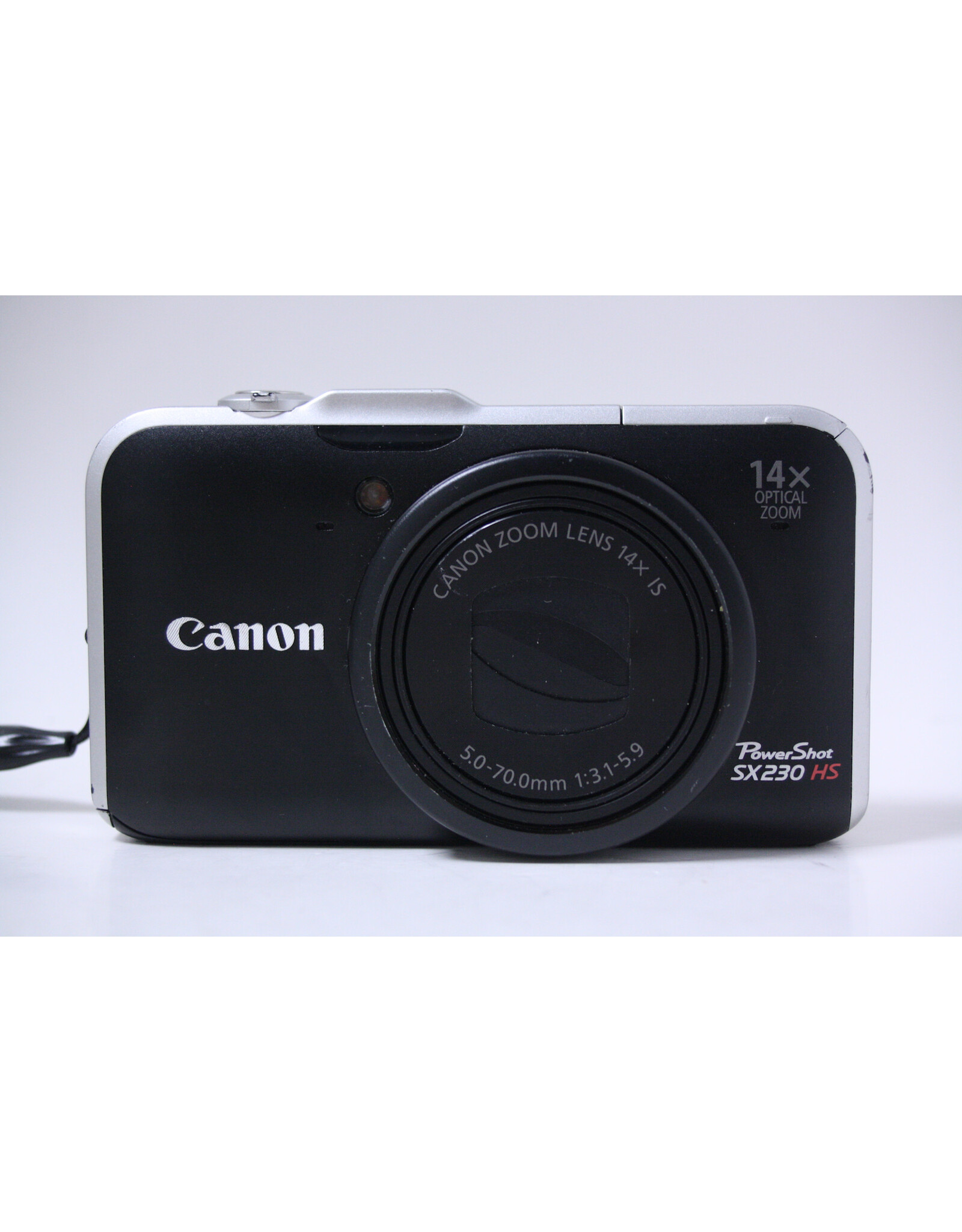 Canon Canon PowerShot SX230 HS 12.1MP Digital Camera Black GPS HD Video
