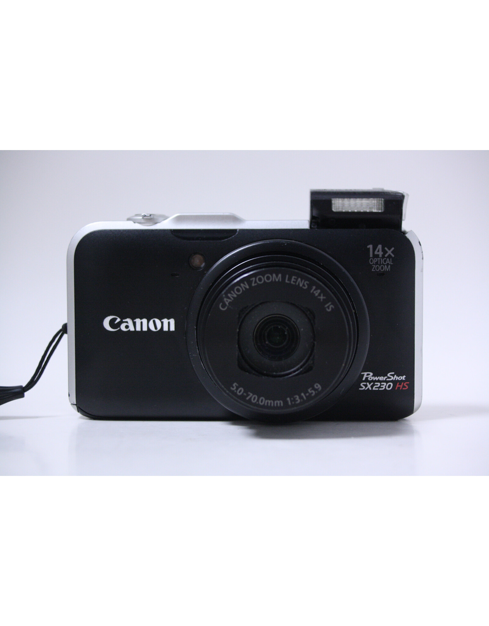 Canon Canon PowerShot SX230 HS 12.1MP Digital Camera Black GPS HD Video