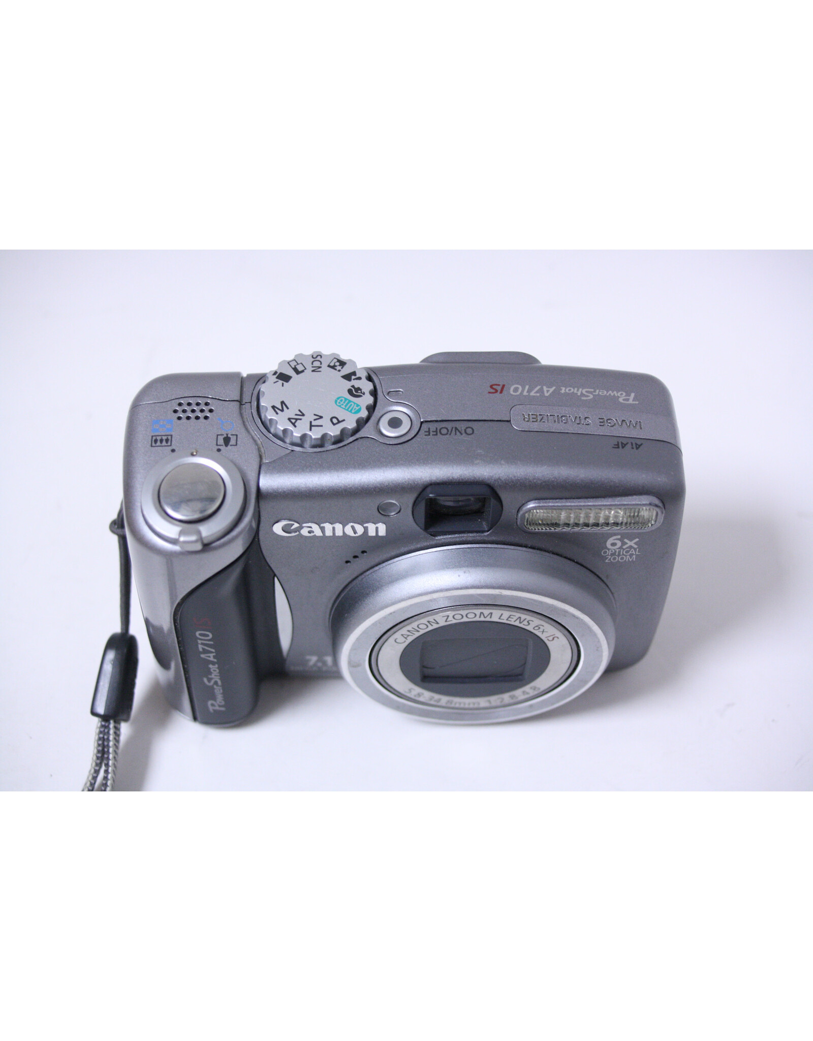 Canon Canon PowerShot A710 IS 7.1MP 6x Silver Digital Camera