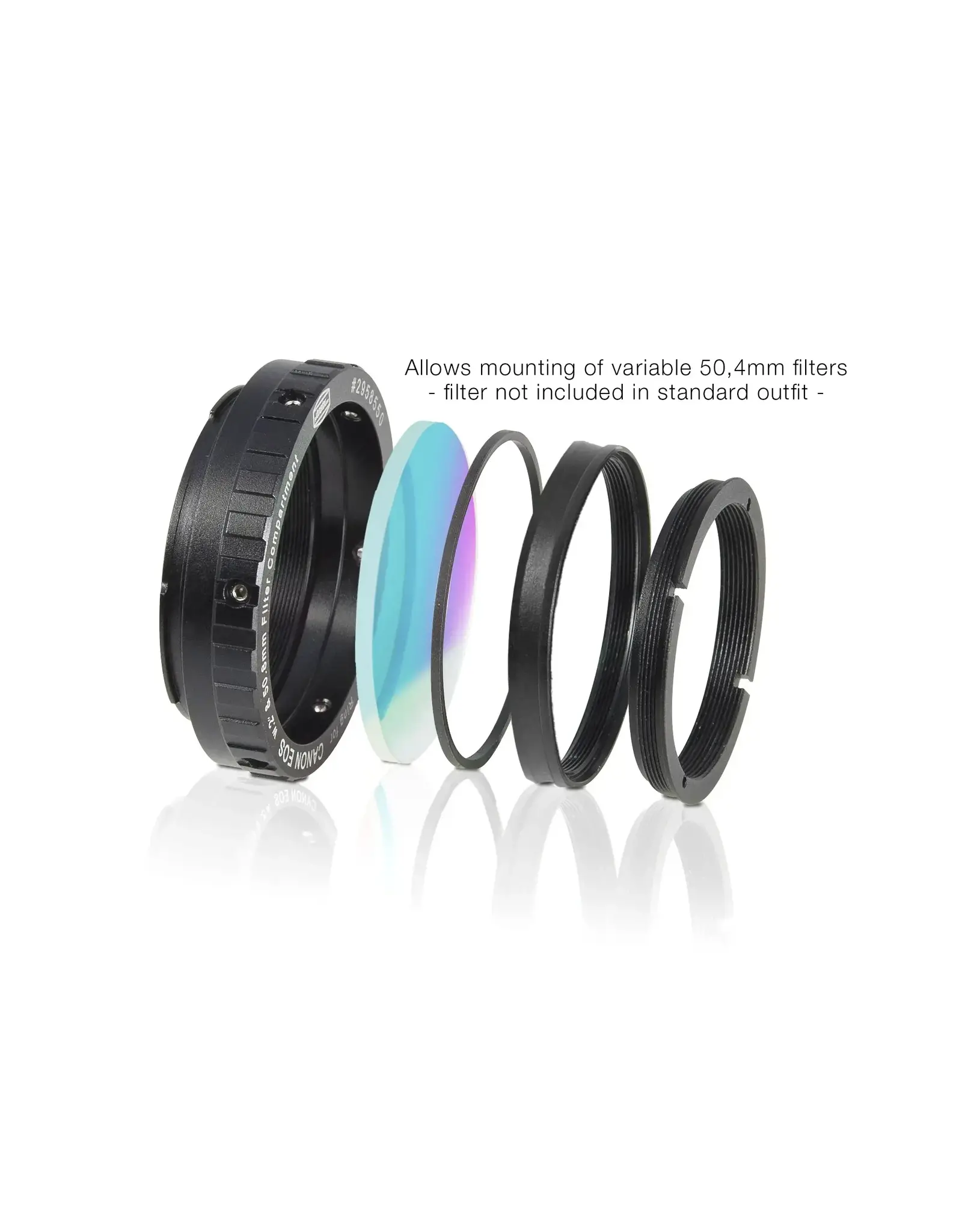 Baader Planetarium Baader zero-tolerance protective Canon DSLR T-Ring T-2/M48 and 2"