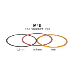 Baader Planetarium M48 Fine-Adjustment rings (0,3 / 0,5 / 1 mm)- Aluminium