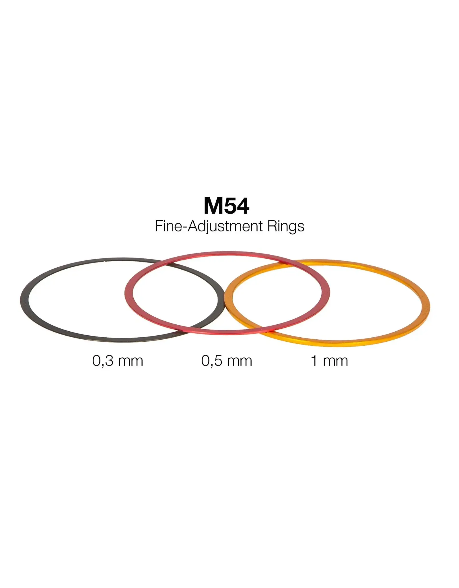 Baader Planetarium M54 Fine-Adjustment rings (0.3 / 0.5 / 1 mm)- Aluminium