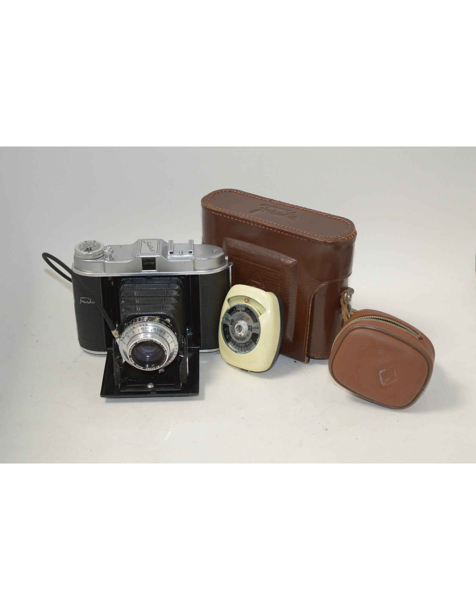 Franka Vintage 1950 Franka Solida II Camera Germany US-Zone With Case. Great Condition