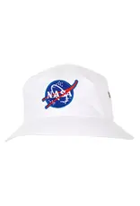 Nasa Bucket Hat (White) with Meatball Logo (Ages 6 & Up)