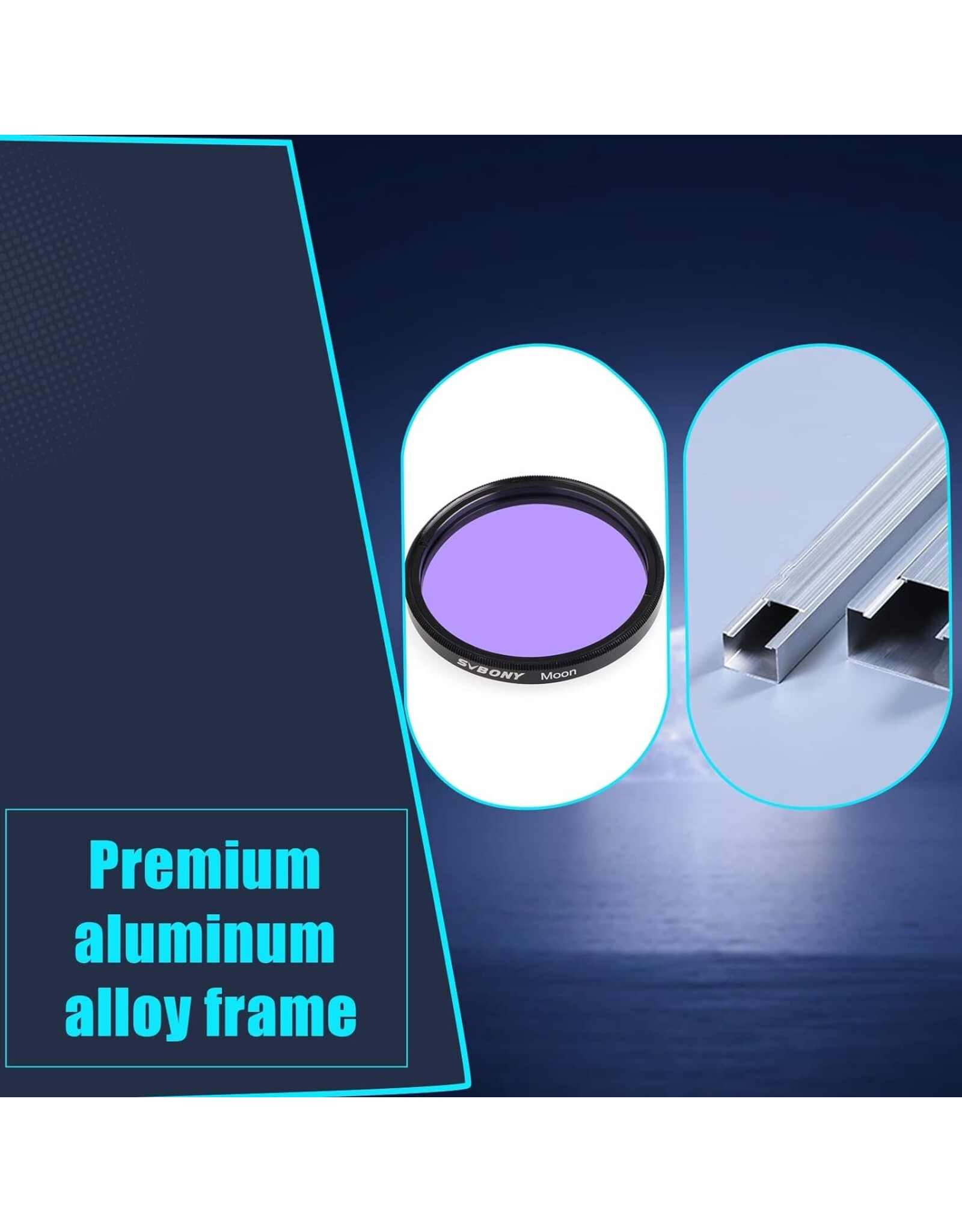 Svbony SVBONY Moon & SkyGlow Planetary Filter 2 inch for Observation of Moon and Planets
