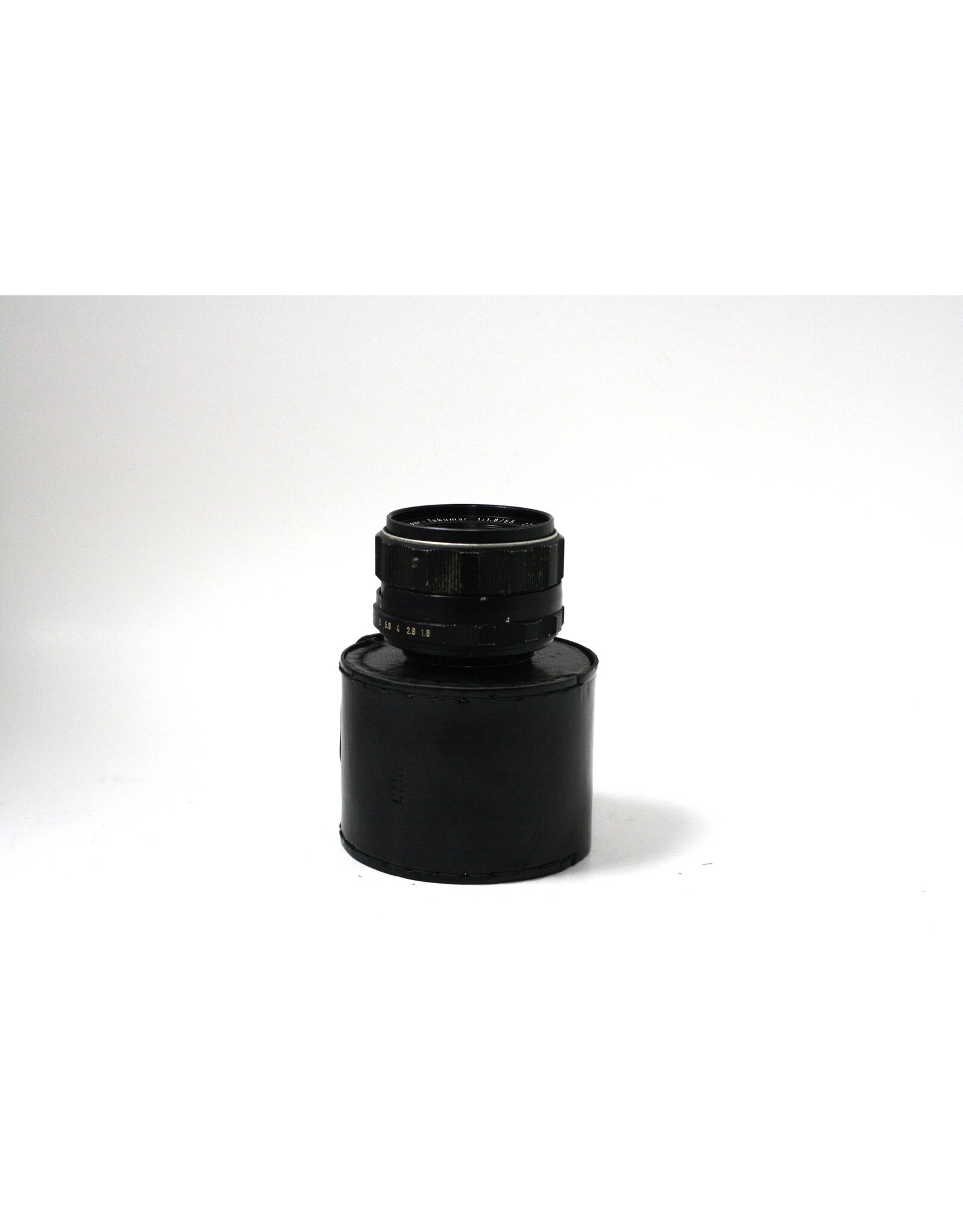 Pentax Asahi Super-Takumar f/1.8 55mm Lens for Pentax Screw Mount in Case (Pre-Owned)