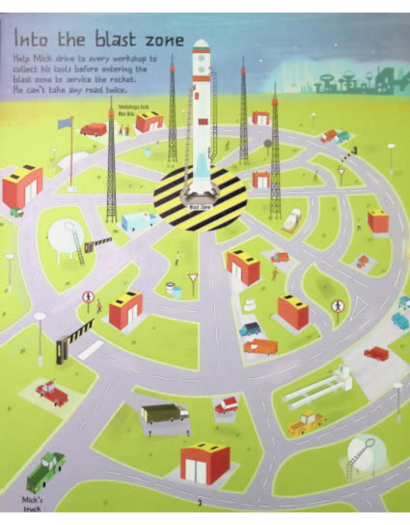 Space Maze Sticker Book