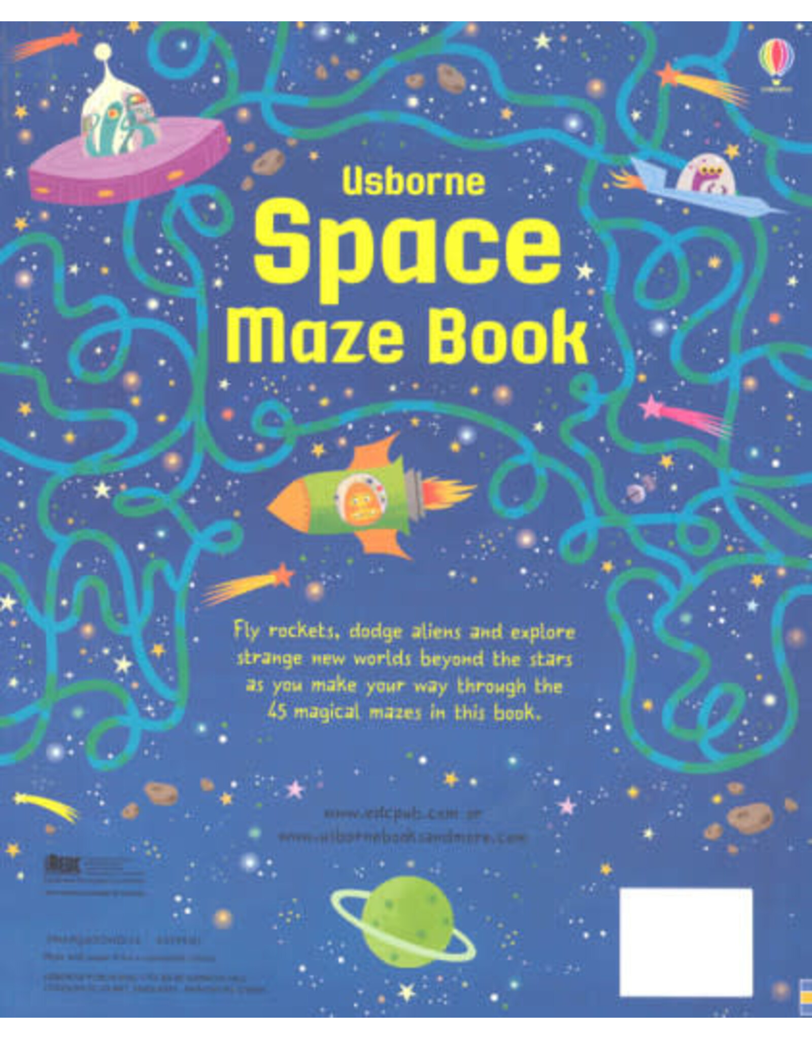 Space Maze Sticker Book