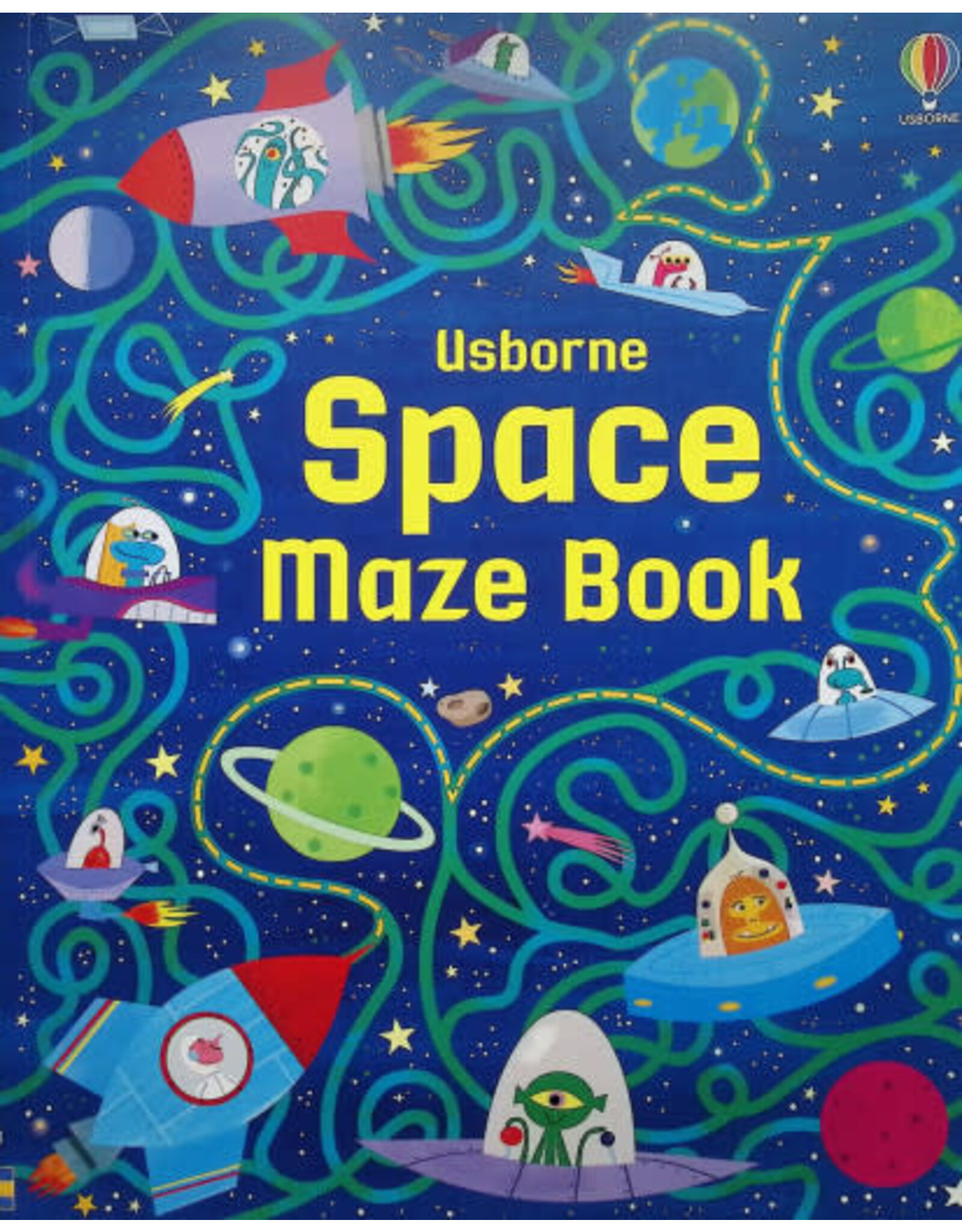 Space Maze Sticker Book