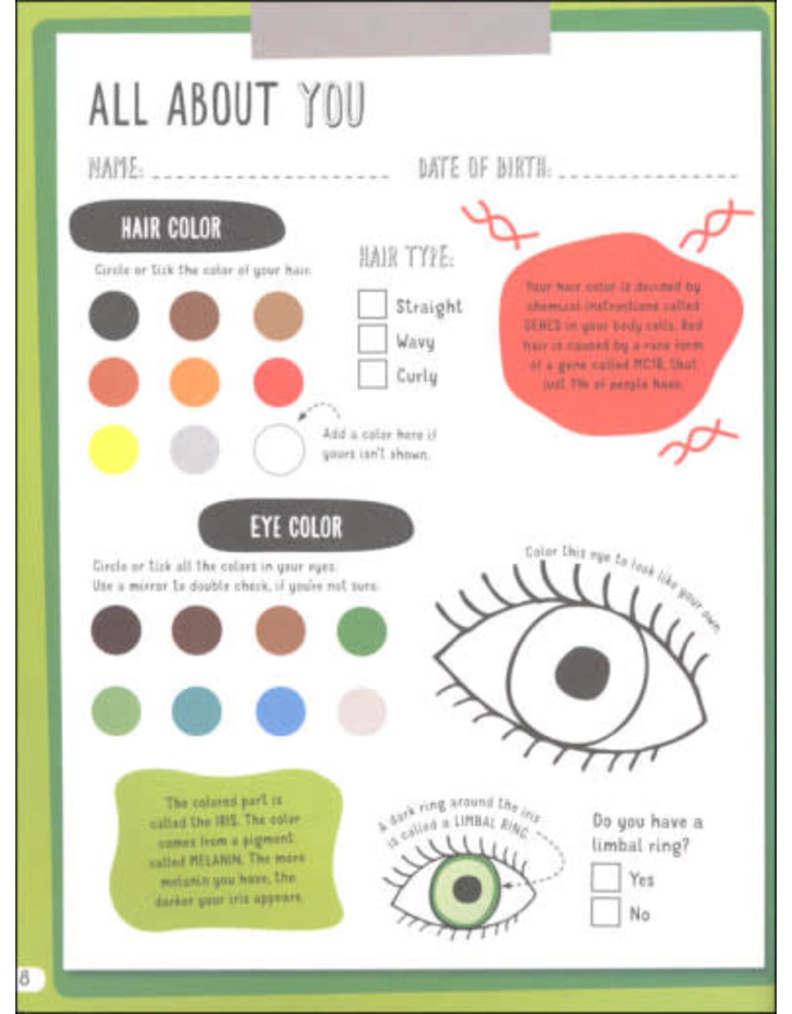 Science Scribble Book