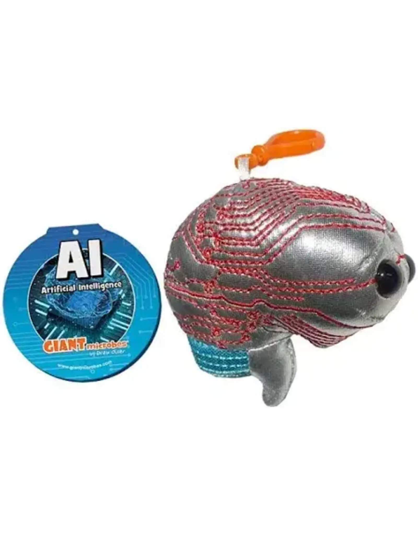 Giant Microbes Giant Microbes AI Brain Keychain