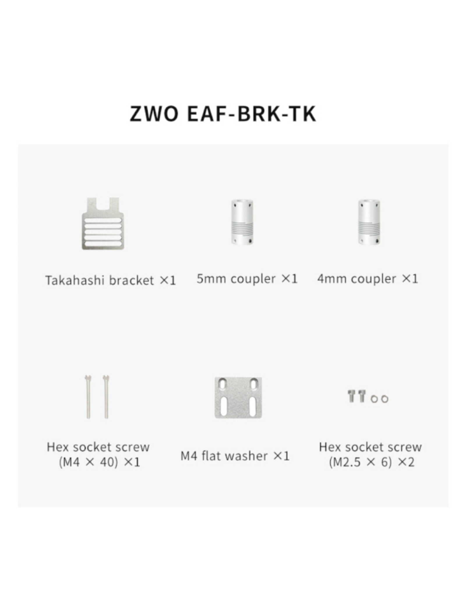 ZWO ZWO EAF Bracket for Takahashi Telescopes - EAF-BRK-TK