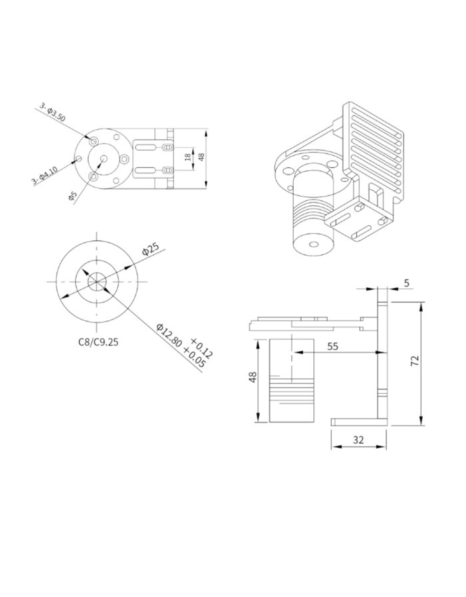 ZWO ZWO EAF Bracket for Celestron C11 and C14
