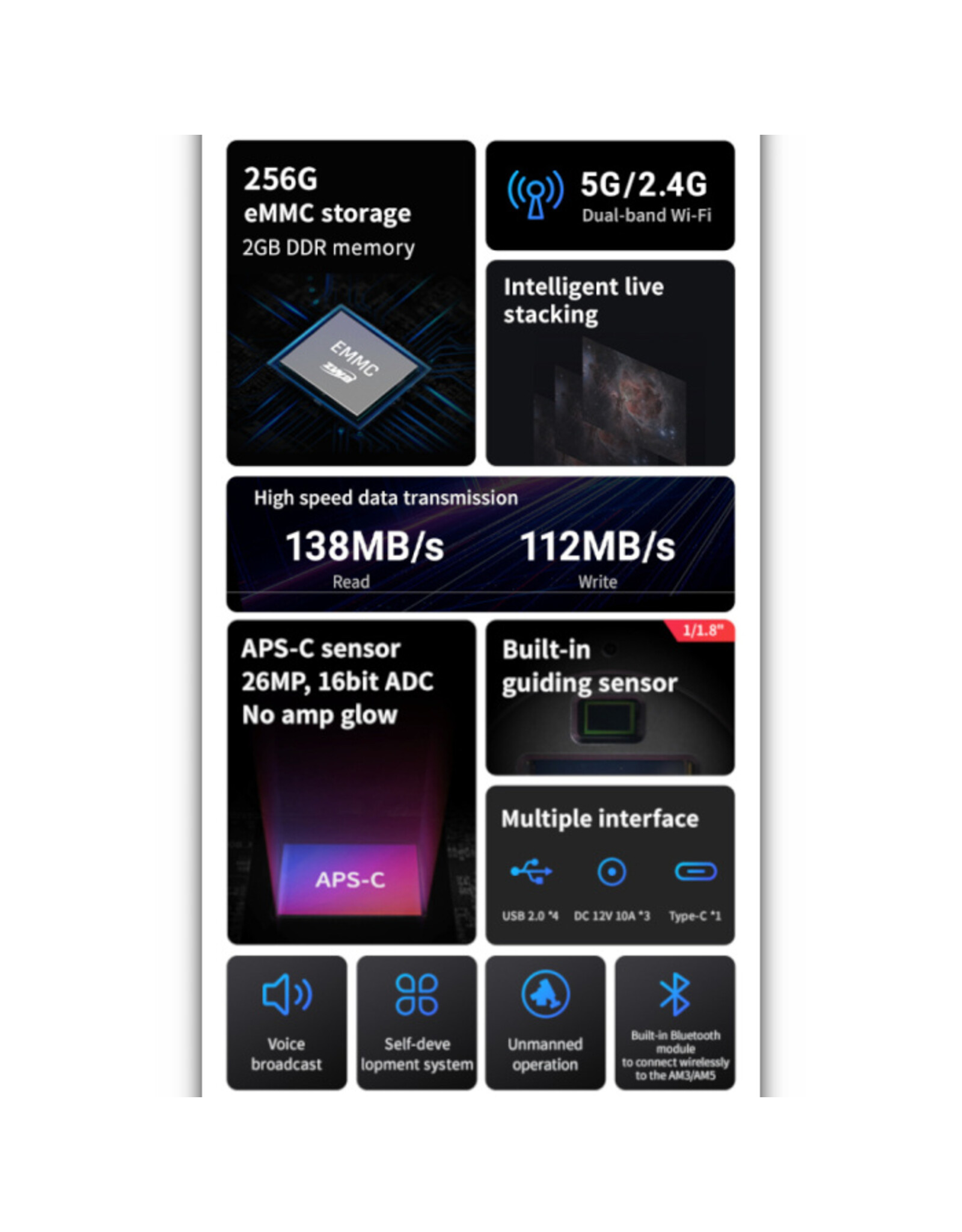 ZWO ZWO ASI2600MC Air Smart Astronomy Camera