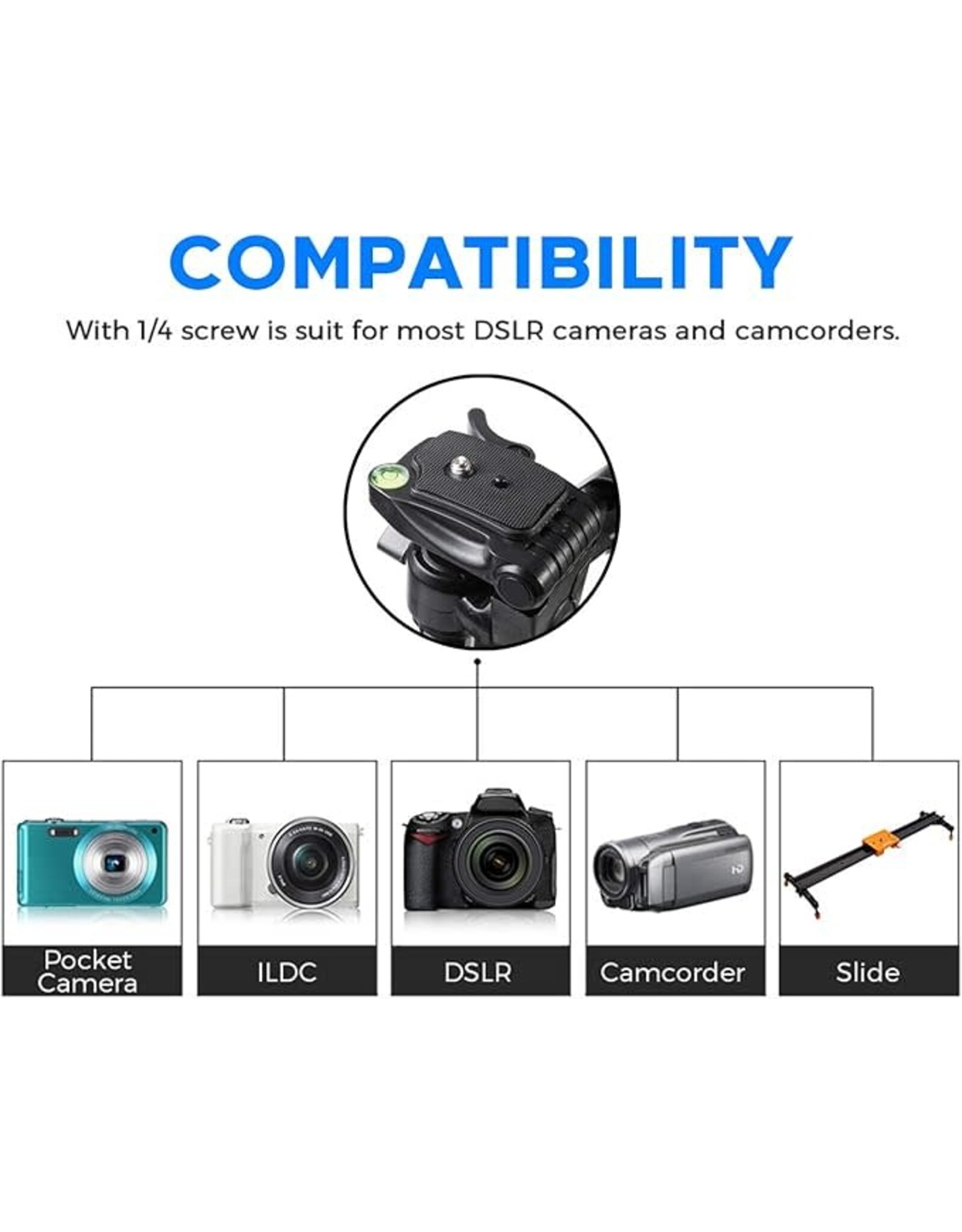 Zeikos Zeikos 50" Pro Series Tripod with case (Pre-owned)