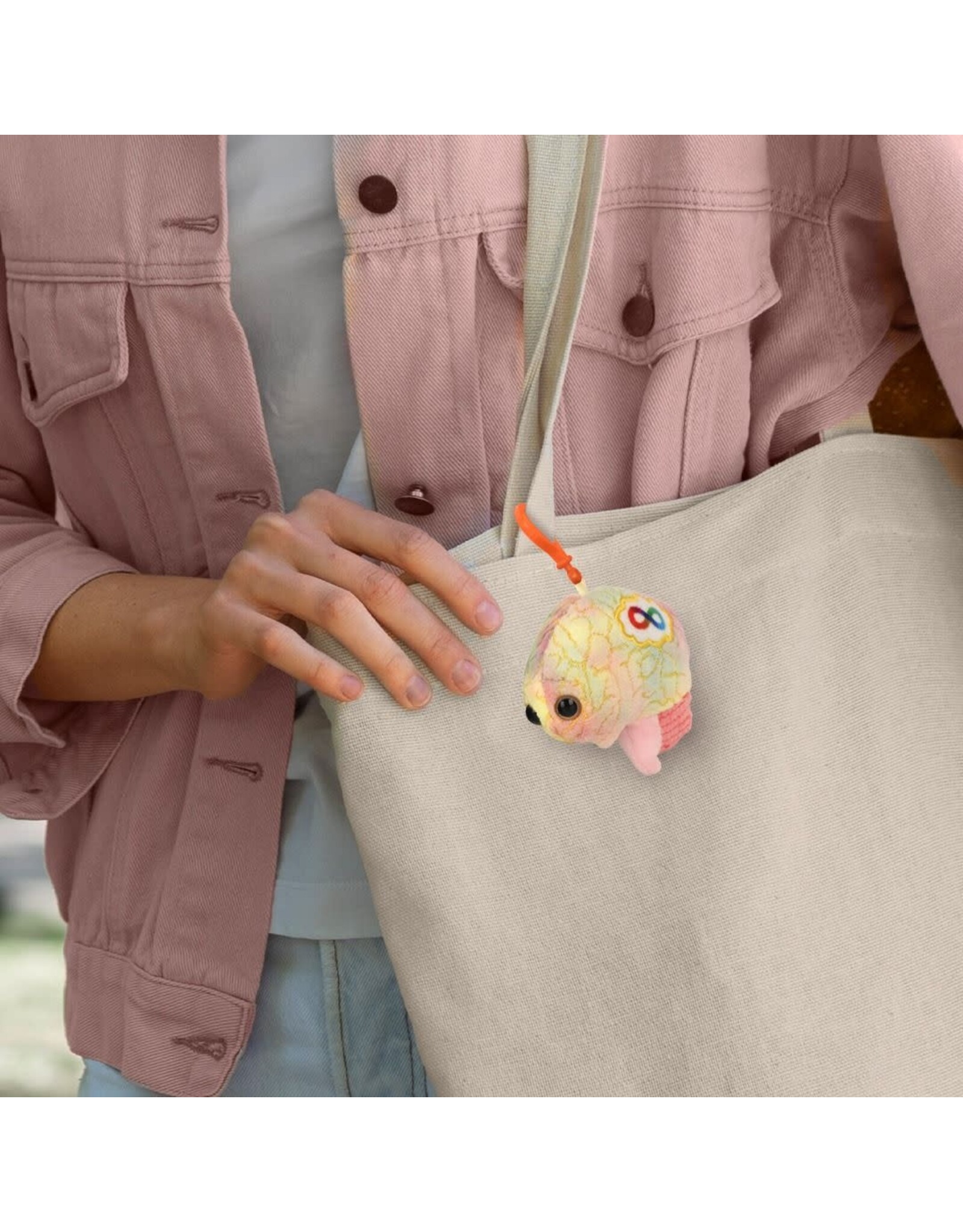 Giant Microbes Giant Microbes Autism Keychain