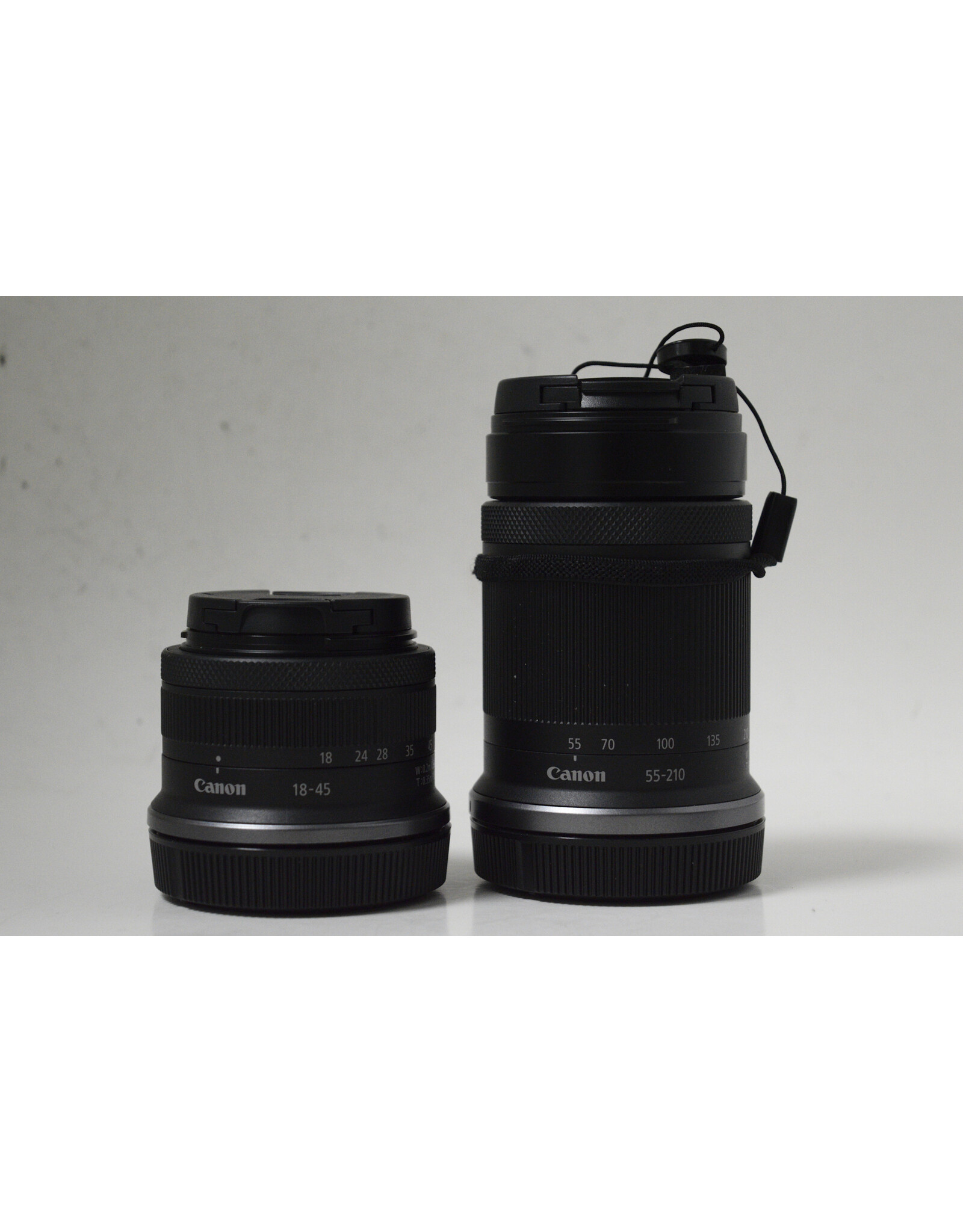 Canon Canon R50 Black + RF-S 18-45mm + 55-210mm Double lens kit  [Mint] with Canon Gadget Bag