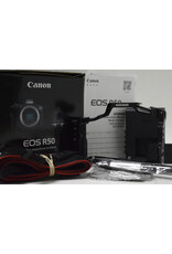 Canon [SOLD} Canon R50 Black + RF-S 18-45mm + 55-210mm Double lens kit  [Mint] with Canon Gadget Bag