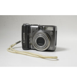 Canon Canon PowerShot A590 IS 8.0MP Digital Camera Gray - Tested & Working