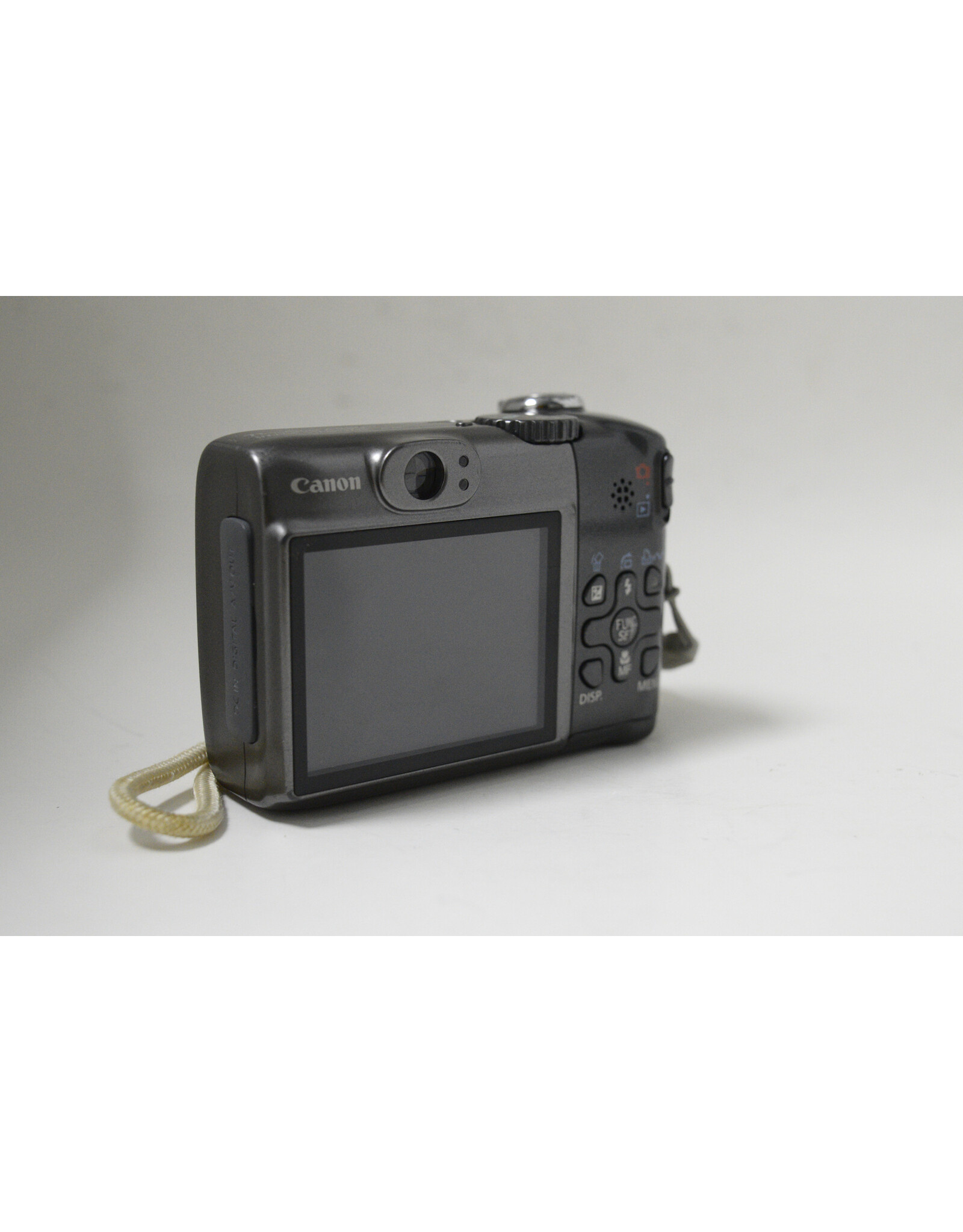 Canon Canon PowerShot A590 IS 8.0MP Digital Camera Gray - Tested & Working