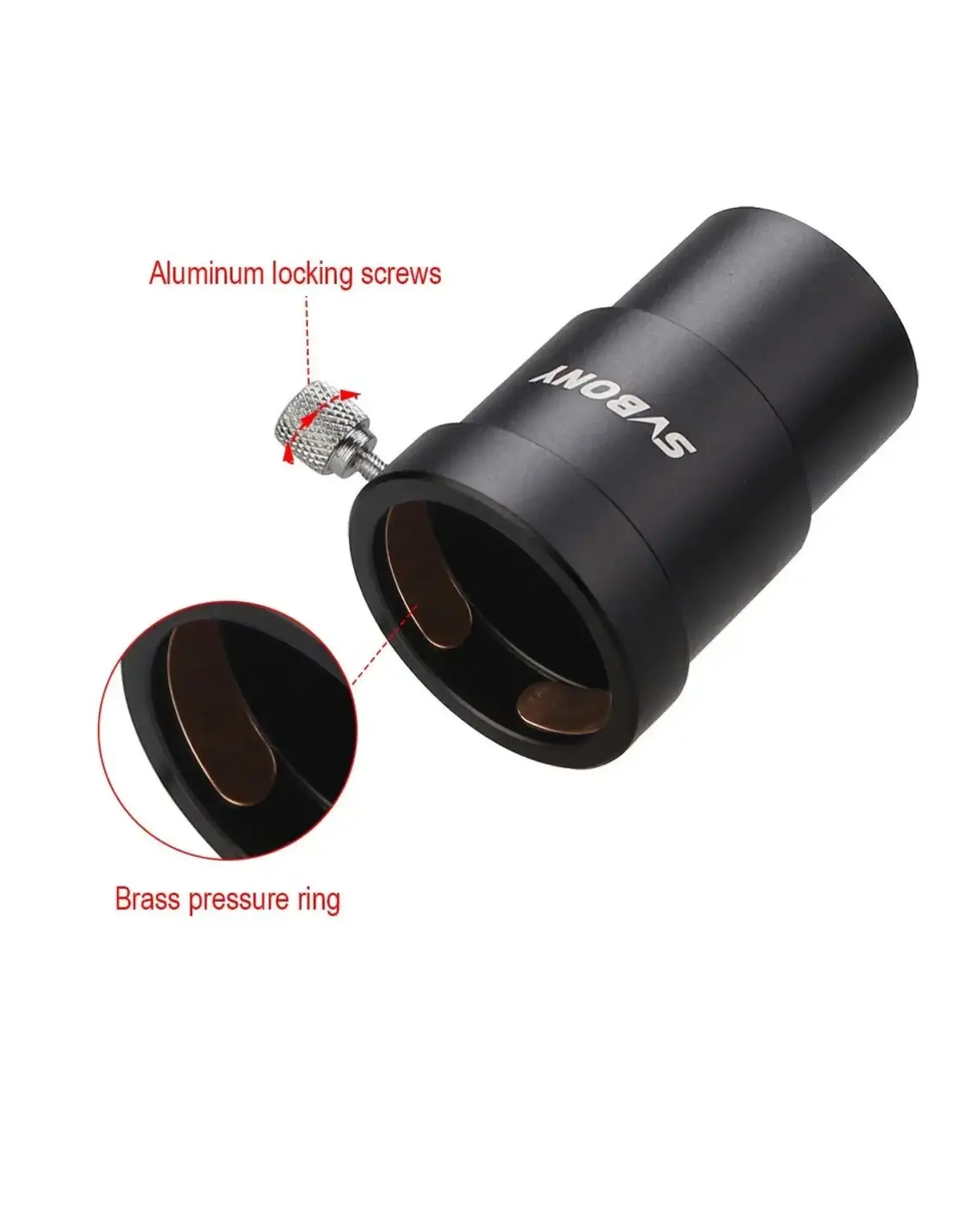 SVBONY SV157 1.25" Extension Tube 56mm Length for 1.25 Inch Focusers