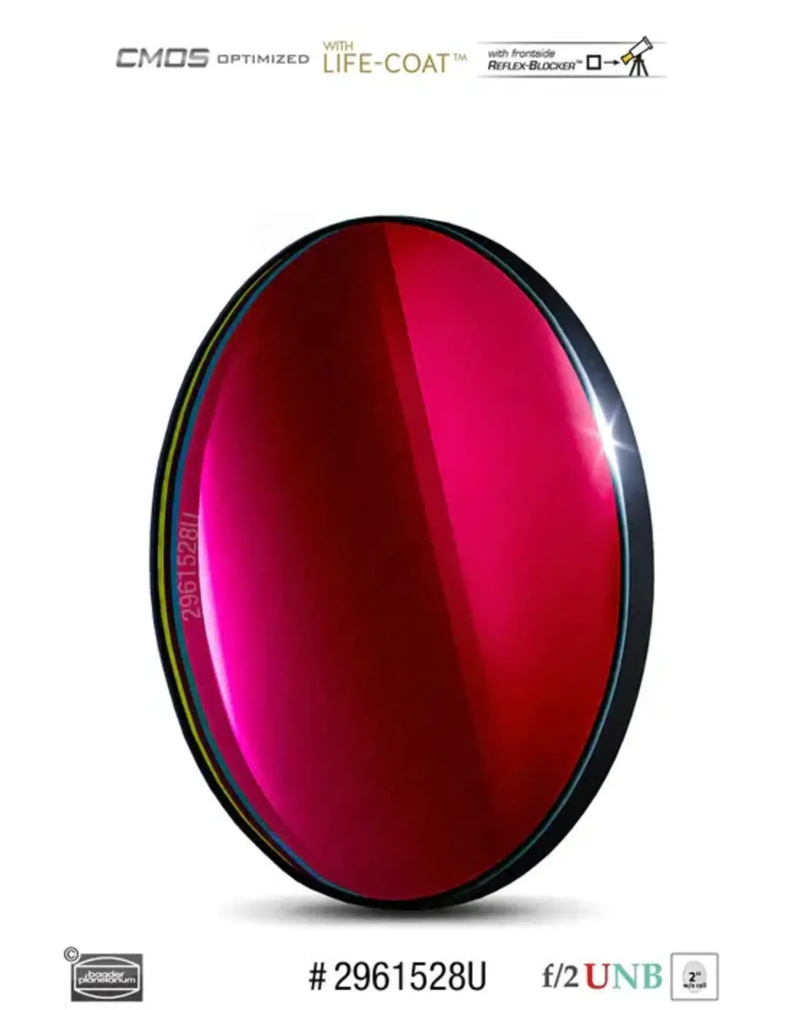 Baader Planetarium Baader 3.5 / 4nm f/2 Ultra-Highspeed Filters- CMOS-optimized (H-alpha / O-III / S-II)