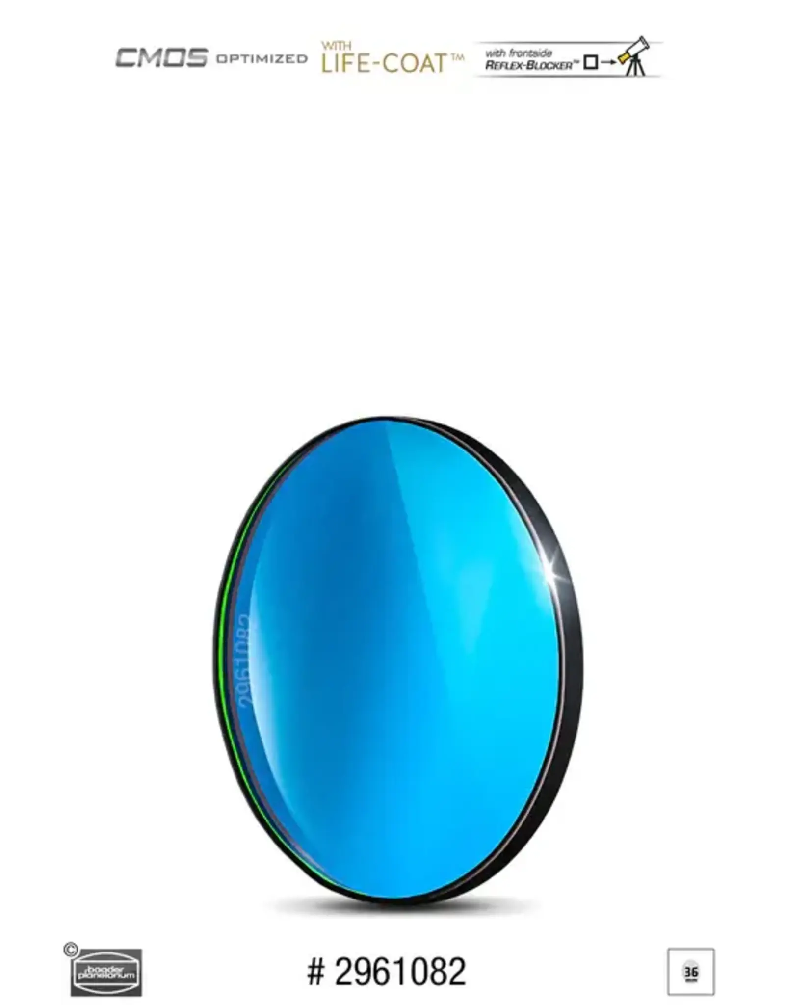 Baader Planetarium Baader H-beta Narrowband-Filter (5.5nm)- CMOS-optimized