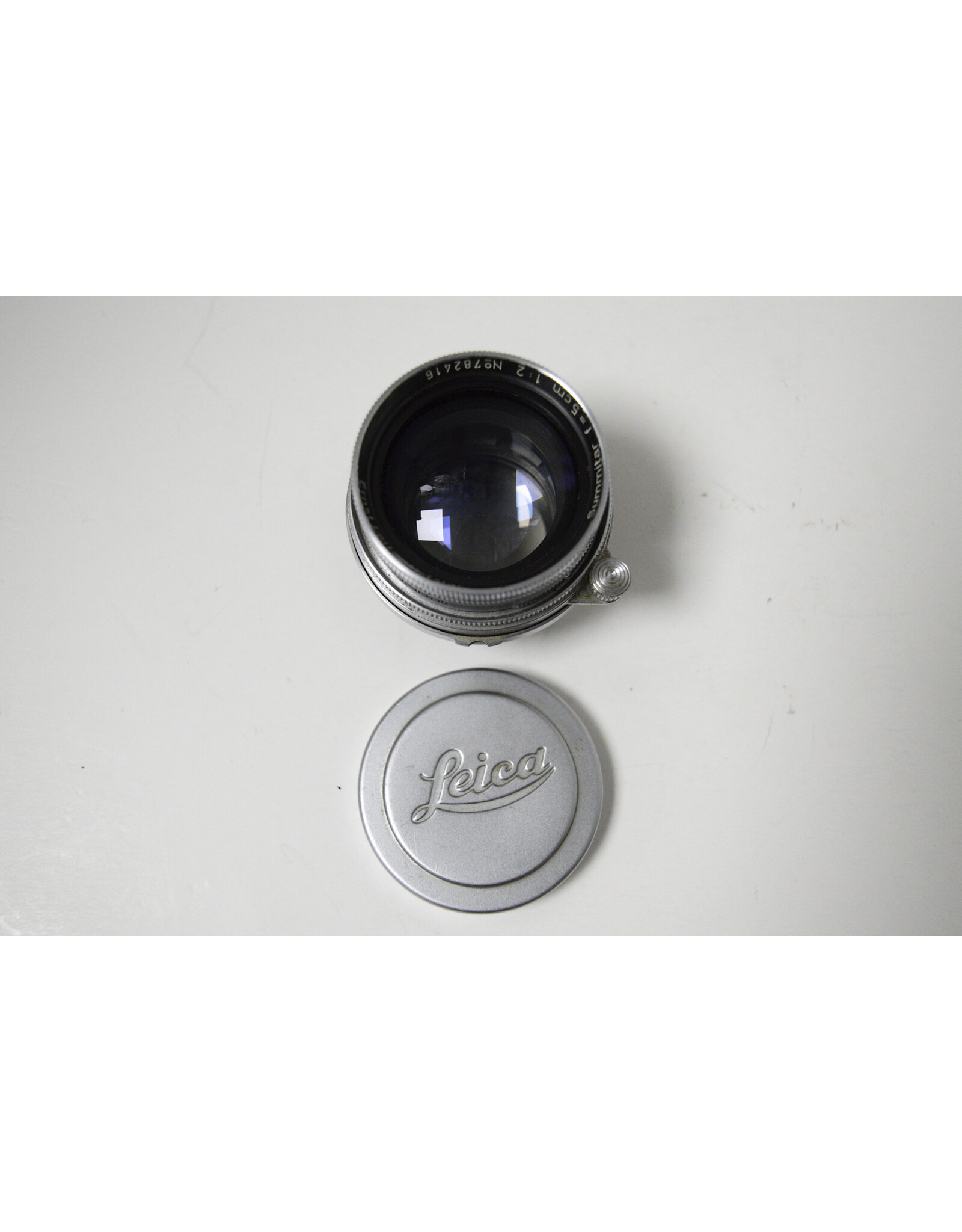 Leica Leitz 5cm F/2 Summitar Collapsible L39 Screw Mount Lens SN 782416