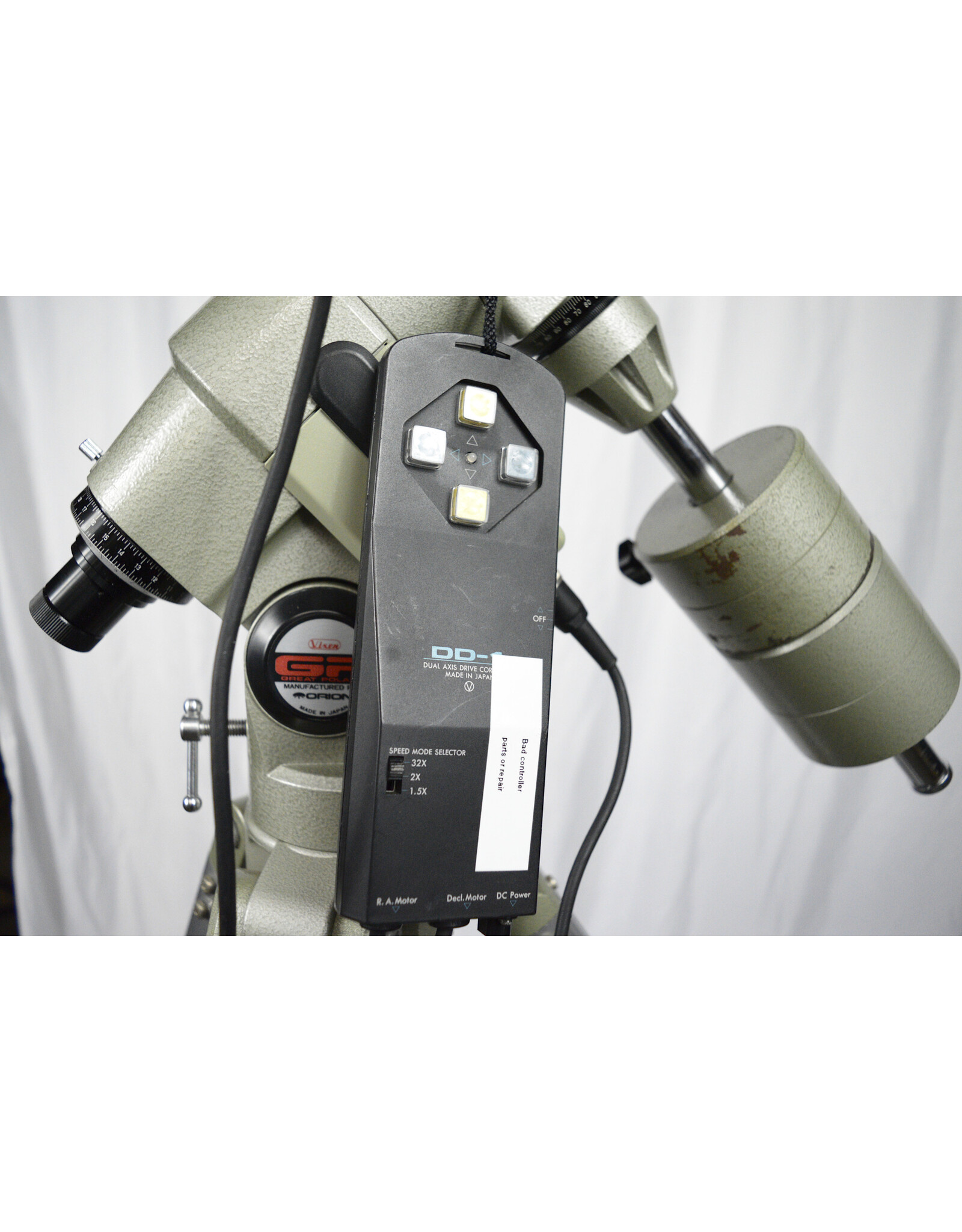 Orion/Vixen Vixen GP Mount with Tripod, weights, motors installed, with WORKING  hand Paddle