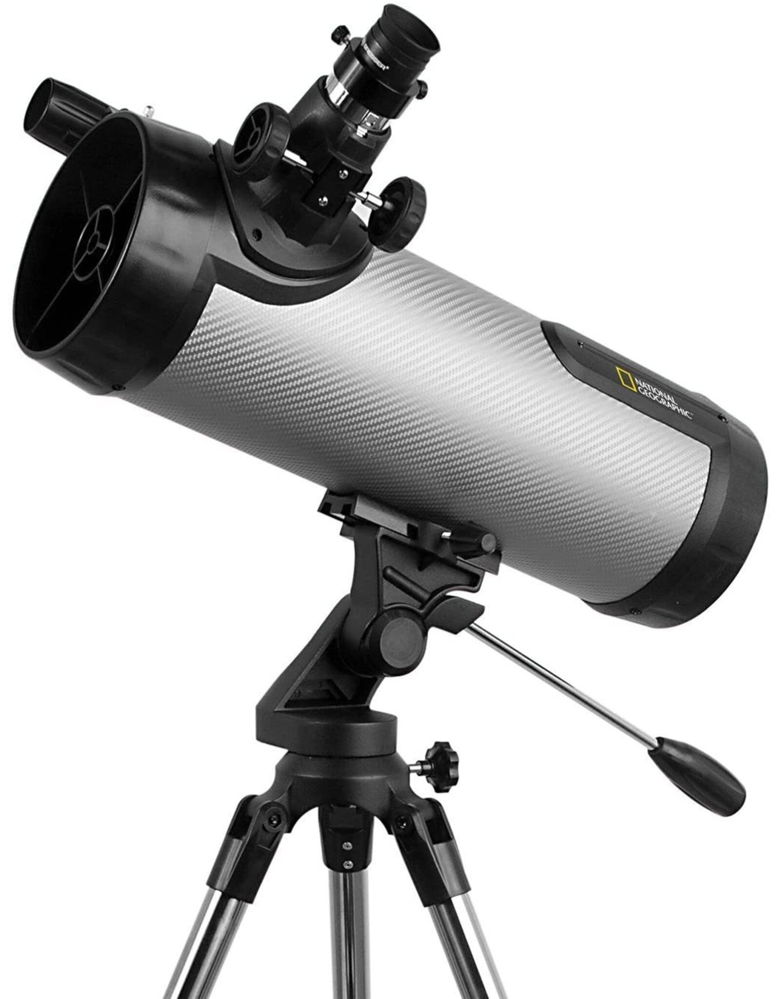 National Geographic National Geographic NT114CF 114mm Carbon Fiber Wrap Reflector Telescope BUNDLE WITH PLANISPHERE