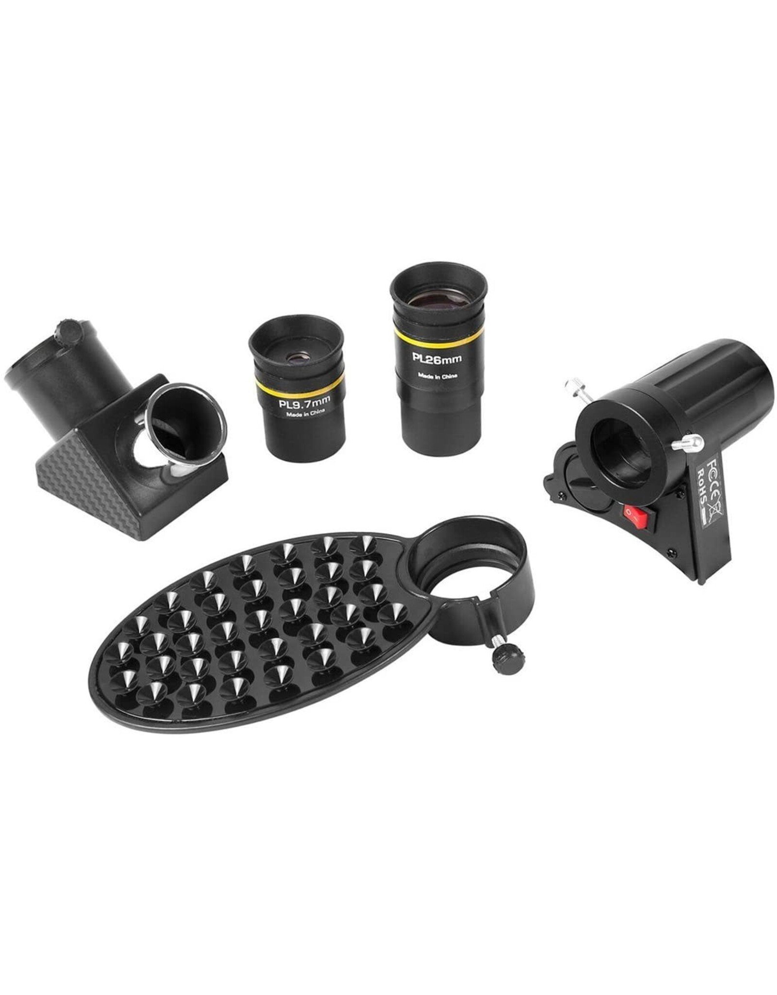 National Geographic National Geographic NT114CF 114mm Carbon Fiber Wrap Reflector Telescope BUNDLE WITH PLANISPHERE