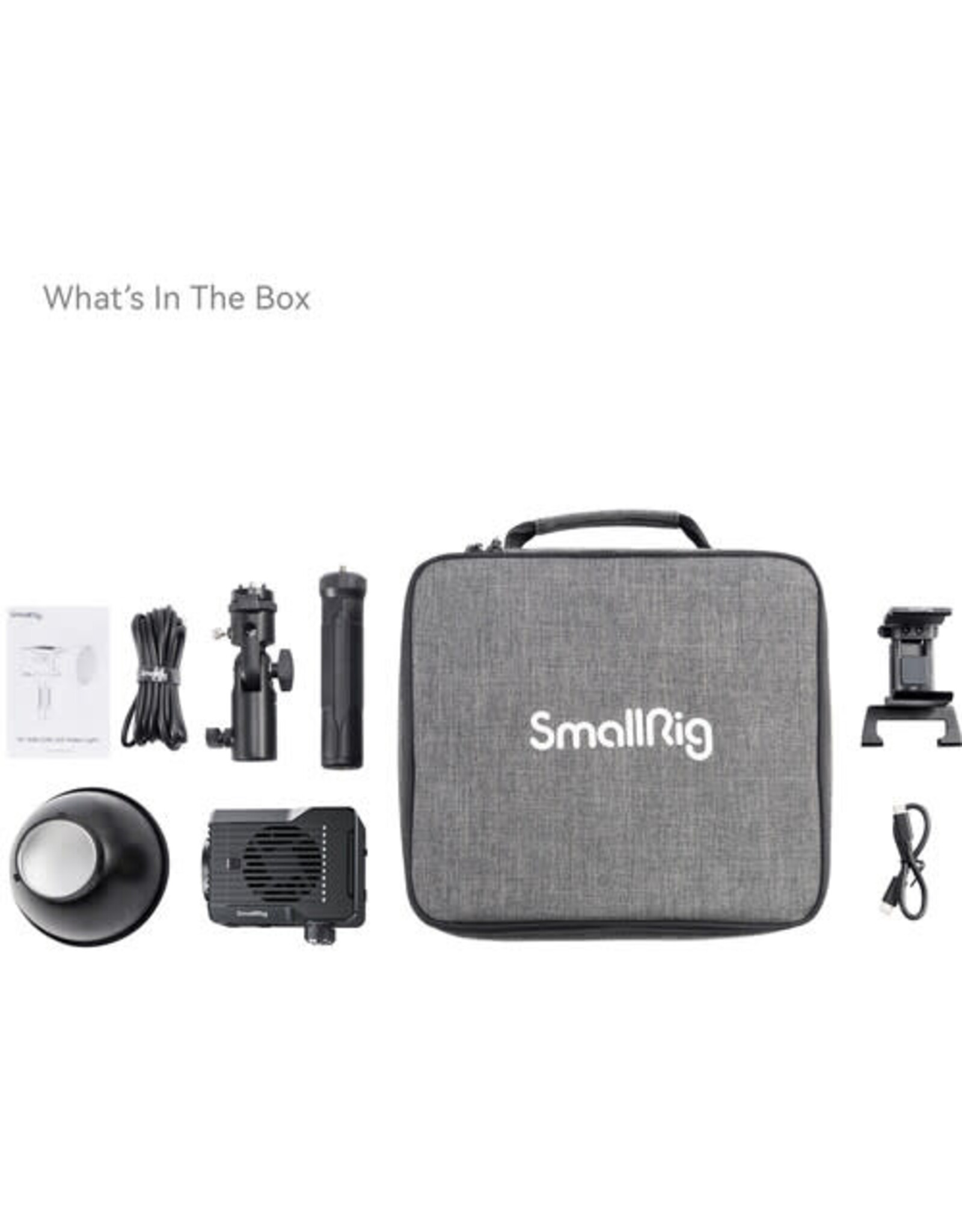 SmallRig SmallRig RC 60C RGB LED Monolight (Power Bank Clamp Edition) With Light Stand