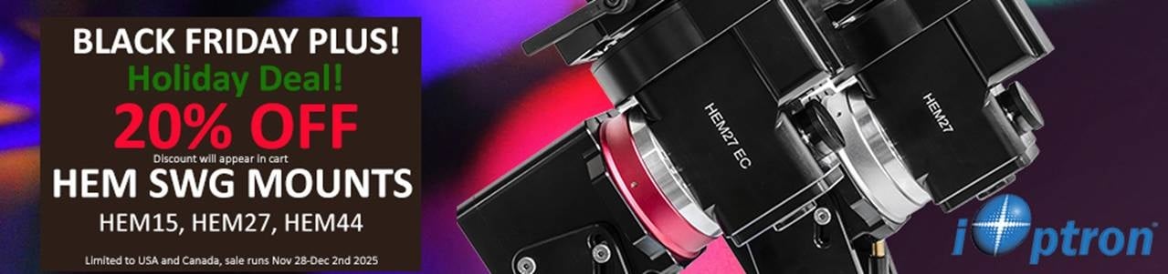 iOptron Black Friday  (DEC 2)