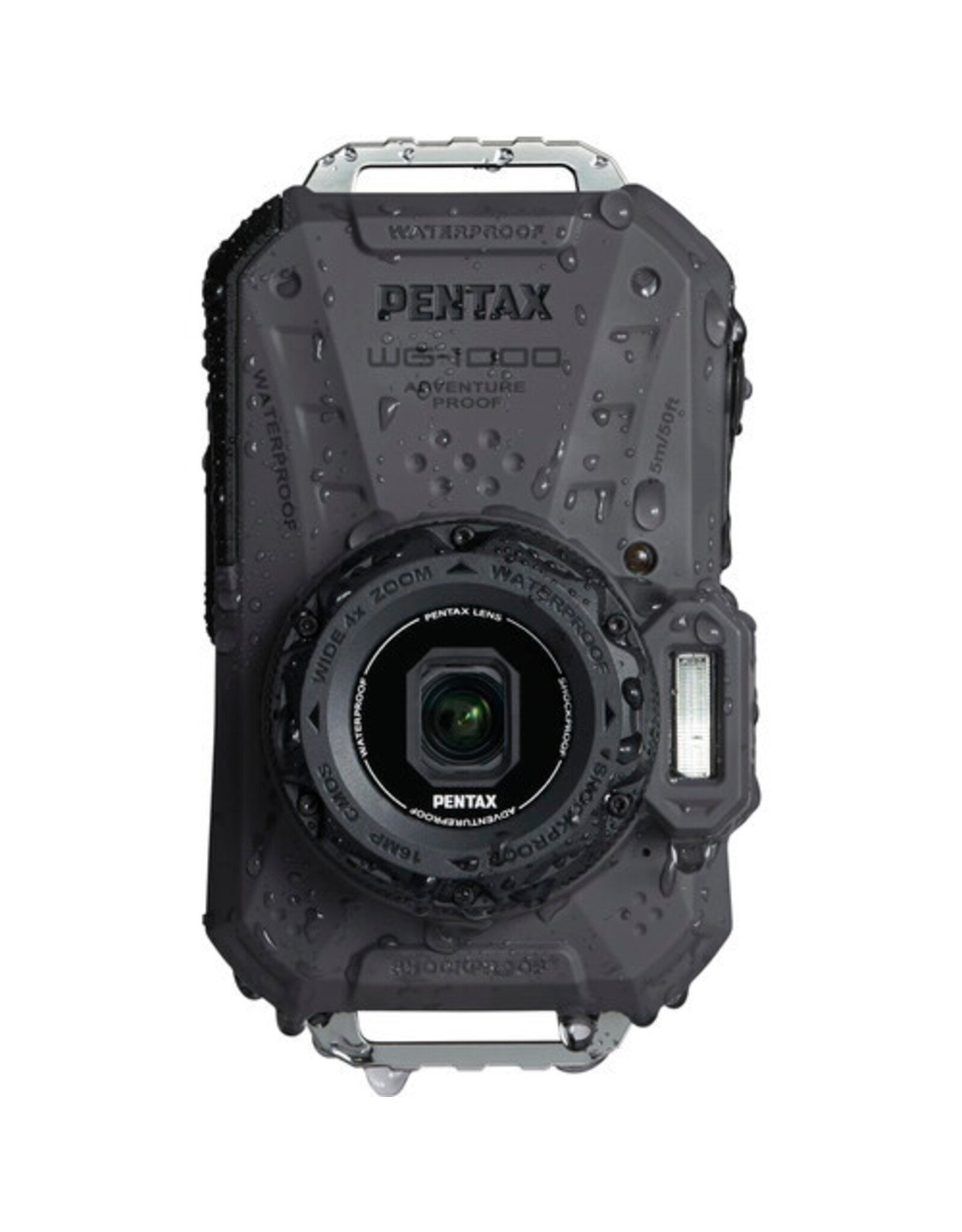Pentax WG-1000 Digital Camera (Gray)