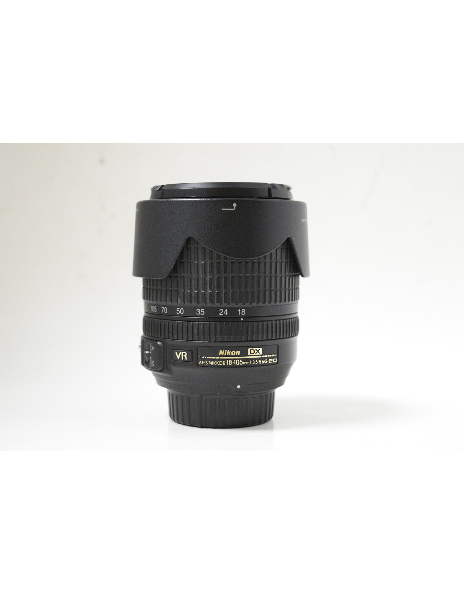 Nikon Nikon DX VR AF-S Nikkor 18-105mm Lens 1:3.5-5.6G ED Lens (Pre-owned)
