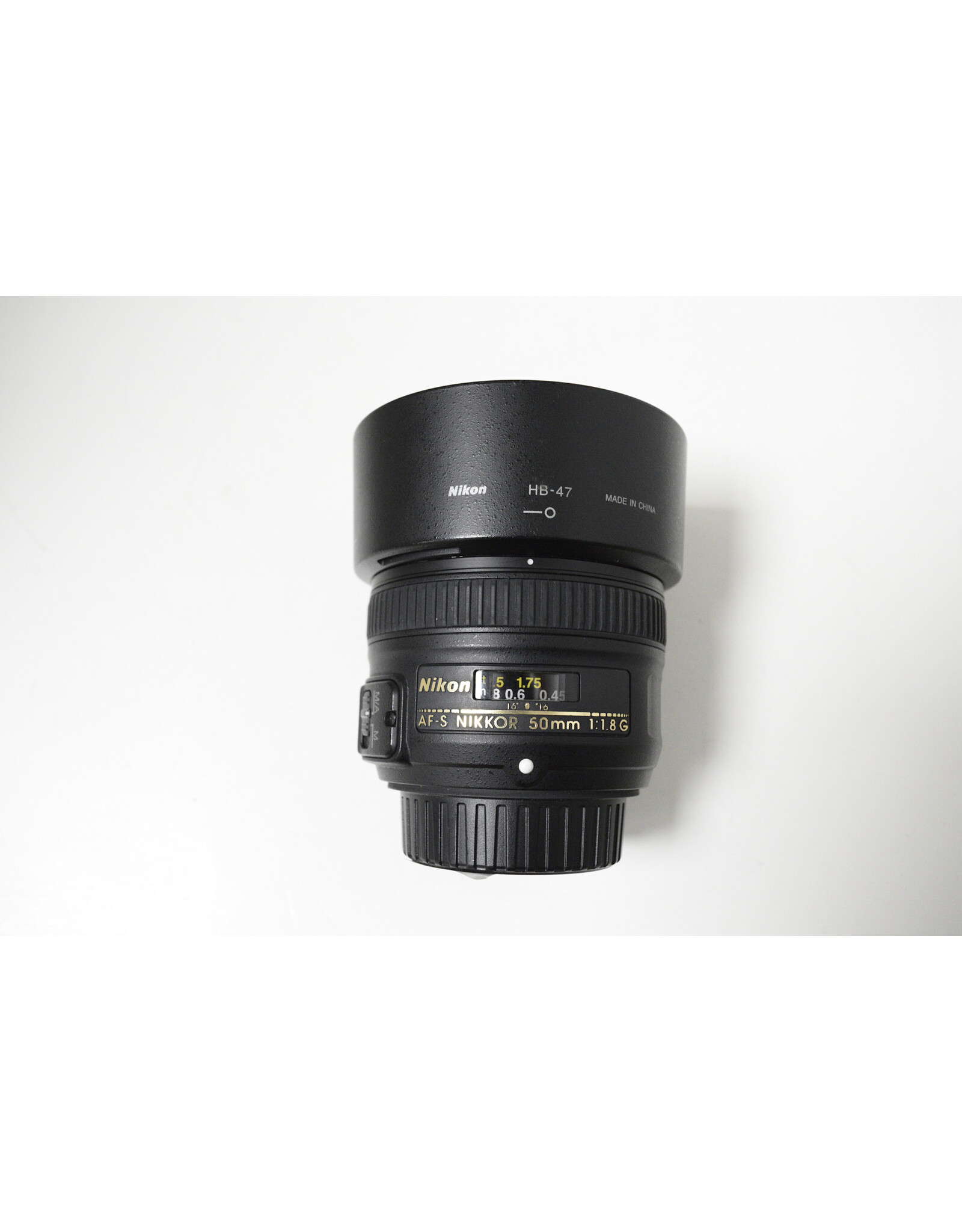Nikon Nikon AF-S NIKKOR 50mm f/1.8G Lens with original Hood (Pre-owned)
