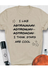Astro Attire I Like Astraunamy T Shirt (SAND)